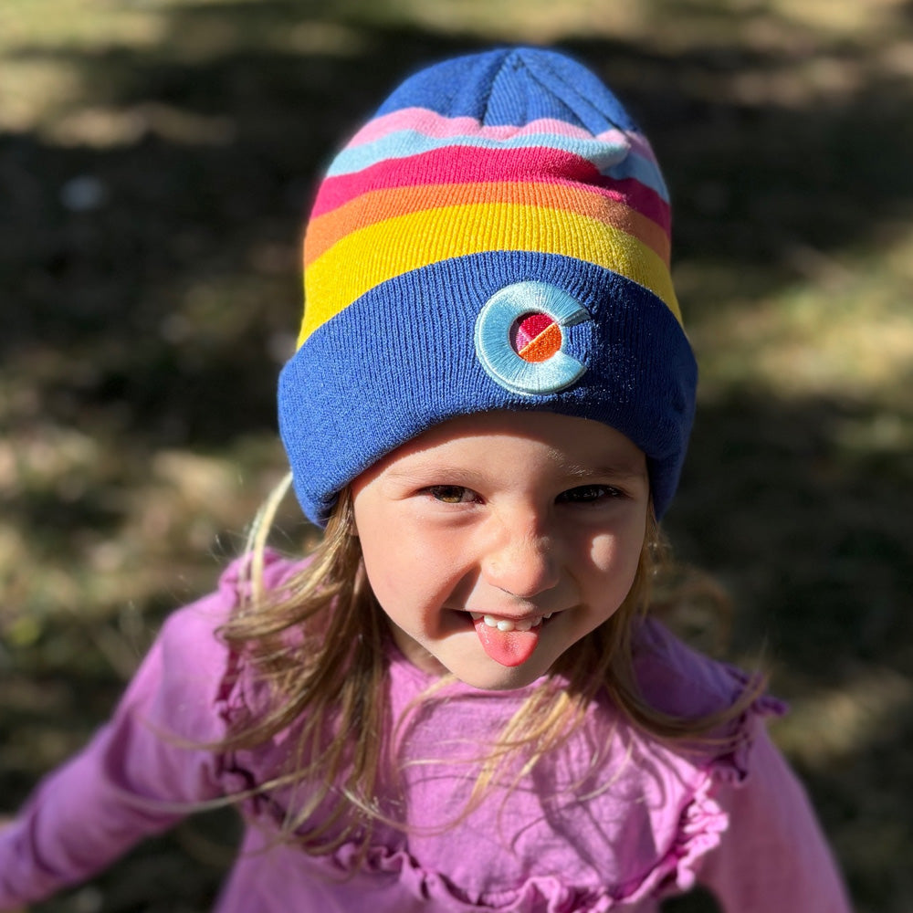 Kids' Starburst Skully Beanie