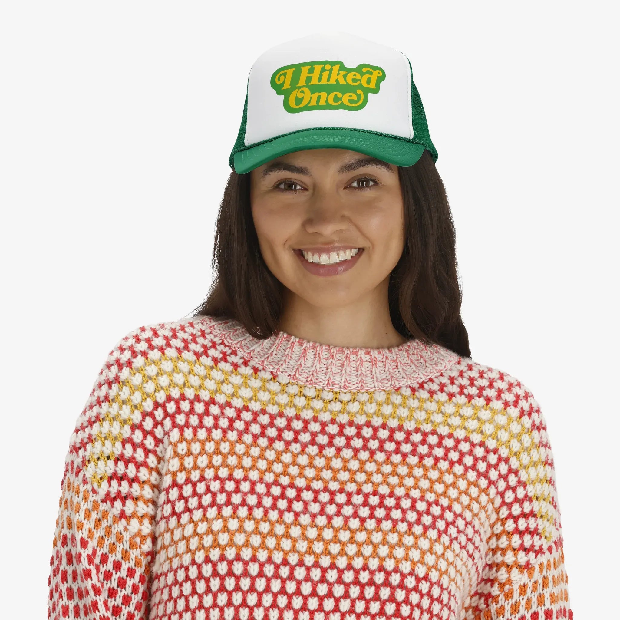 I Hiked Once Foamie Trucker Hat