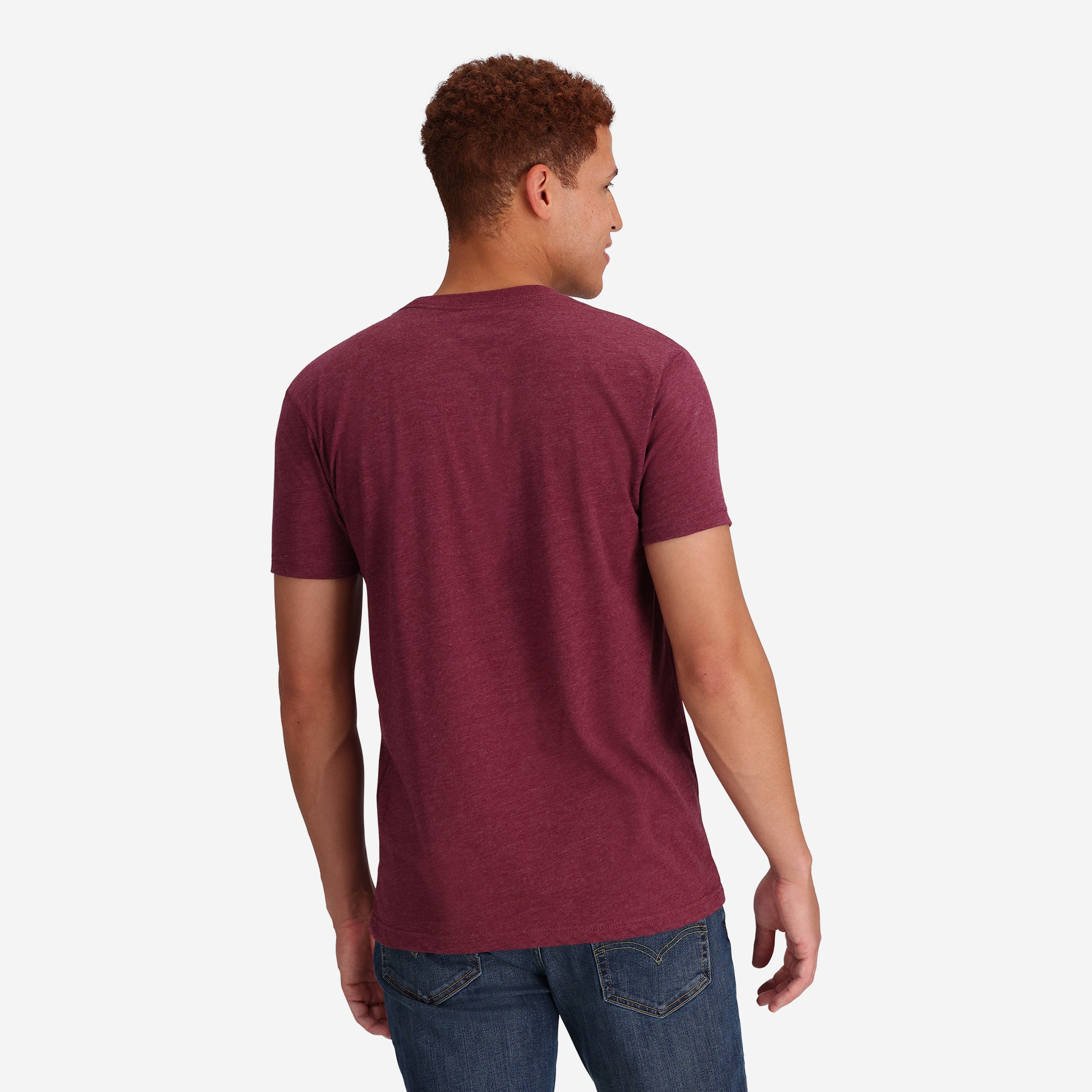 Unisex Bolt Logo T-Shirt - Burgundy