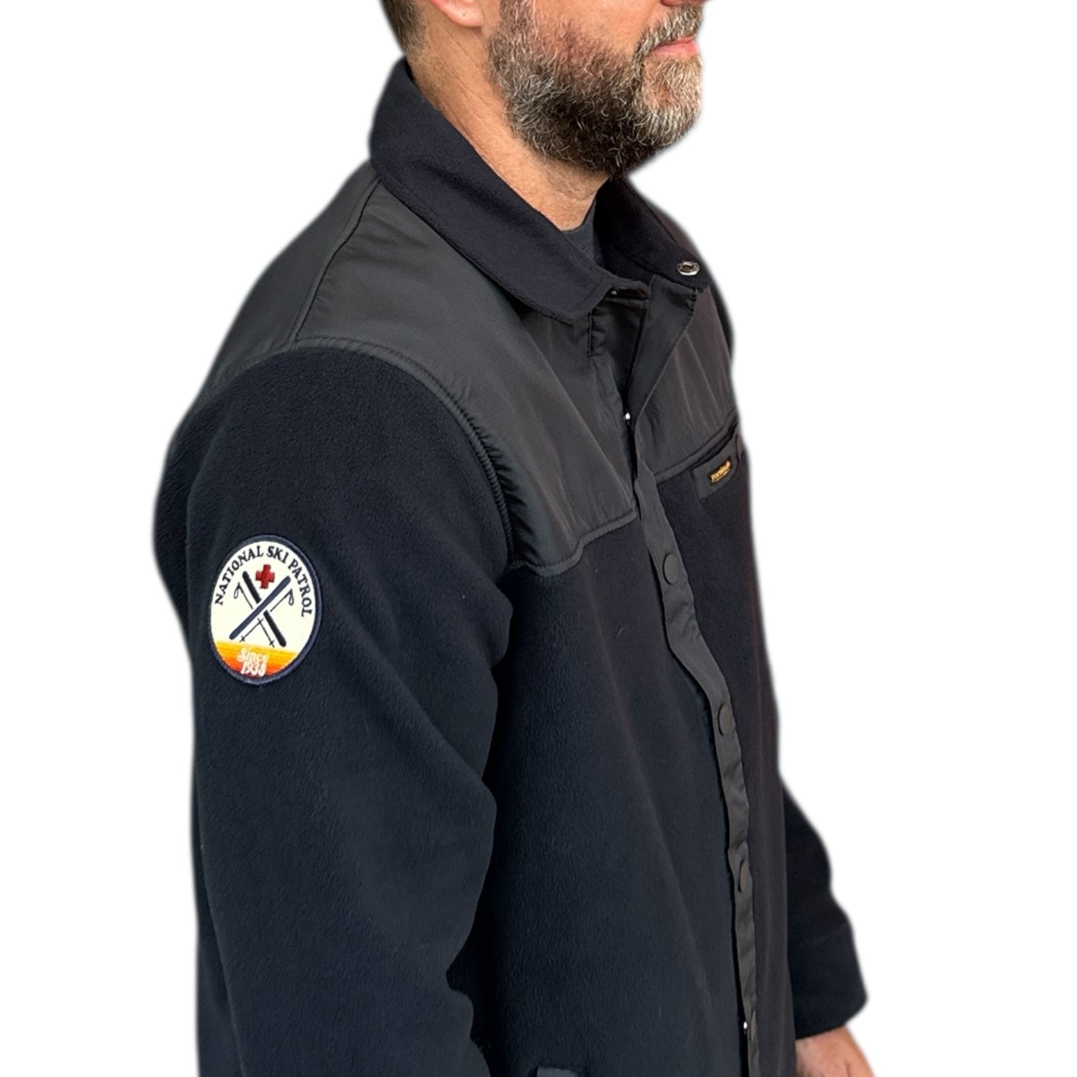 National Ski Patrol Men's Nomad Fleece Snap Jacket