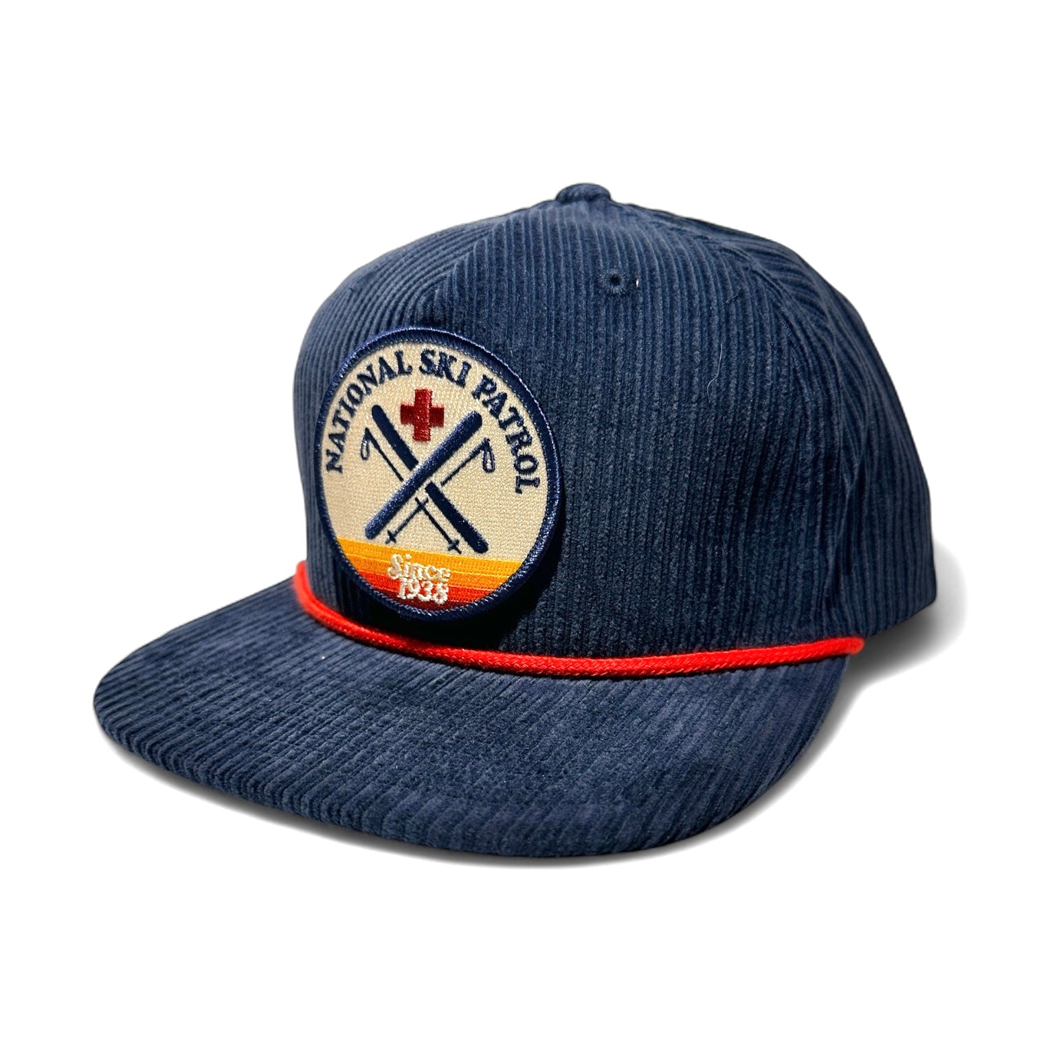 National Ski Patrol Retro Corduroy Rope Hat