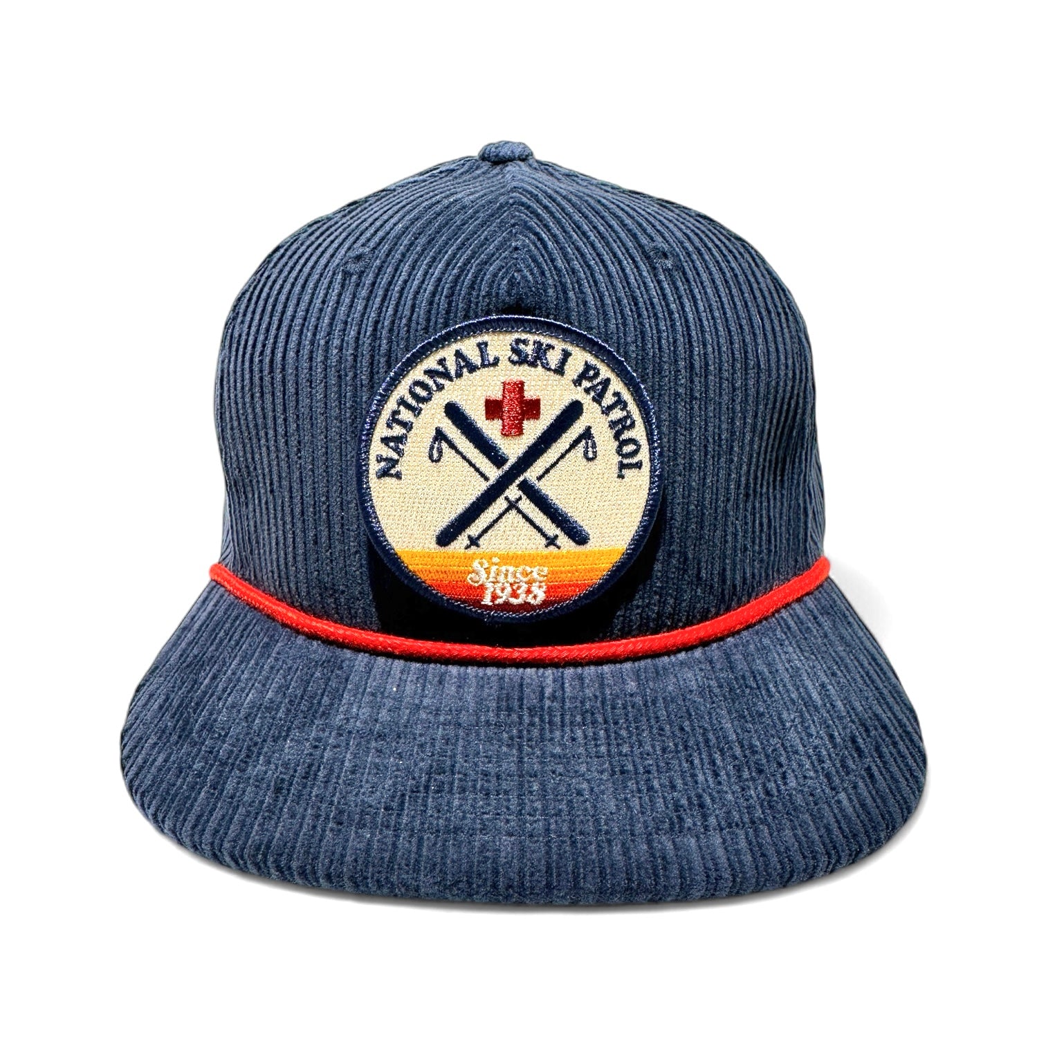 National Ski Patrol Retro Corduroy Rope Hat