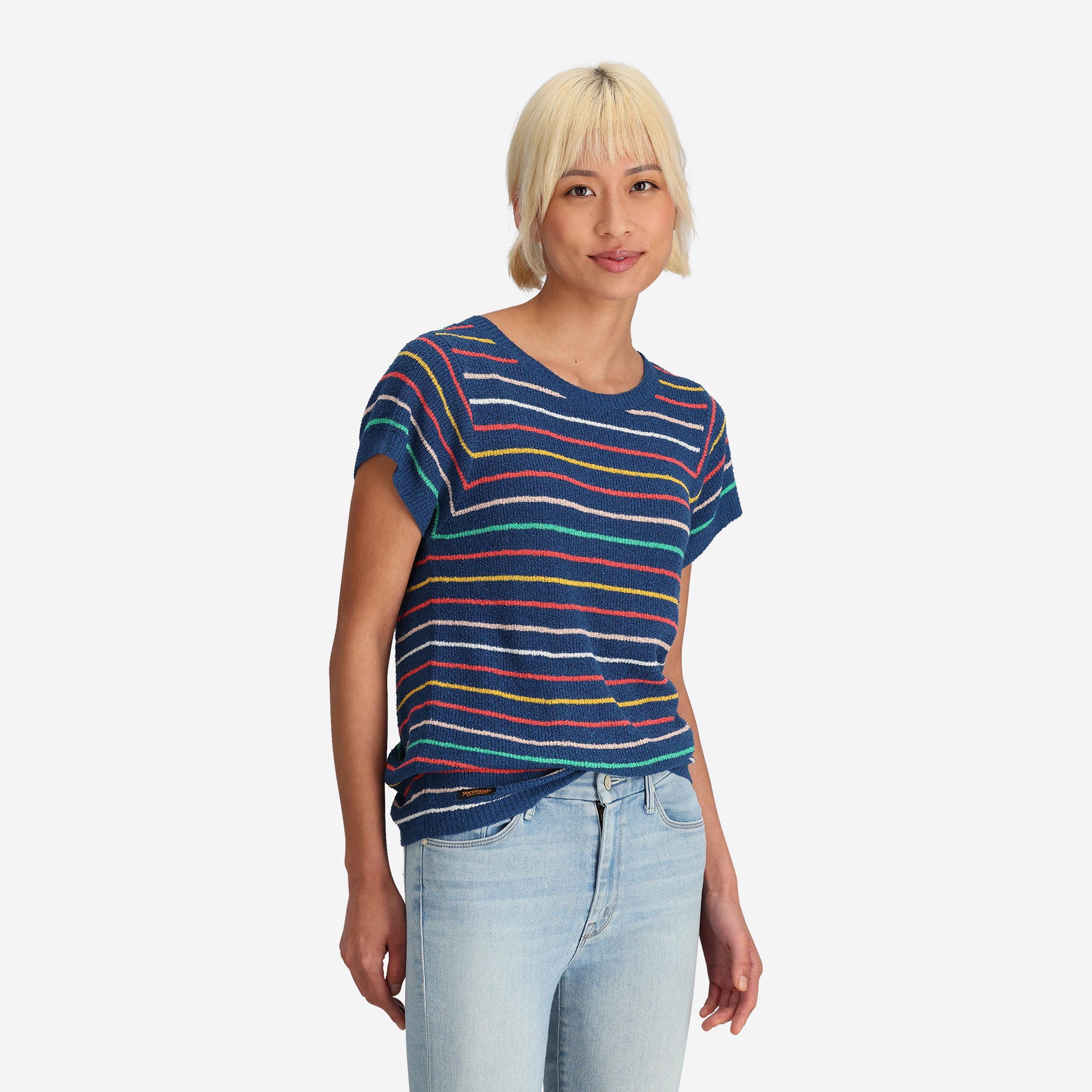 Women's Animas Sweater Tee in Navy