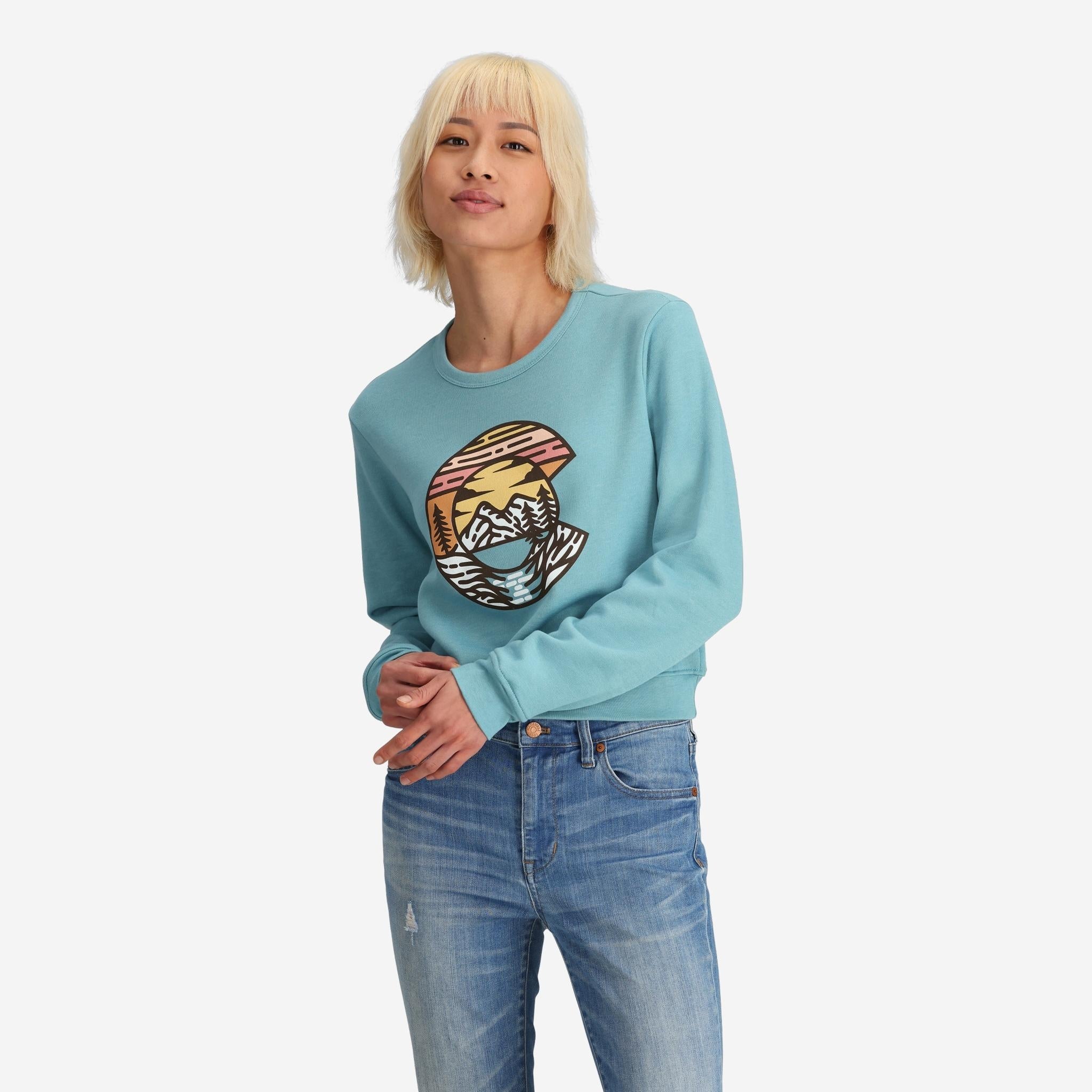 Women's Mountain C Crew Neck Sweatshirt