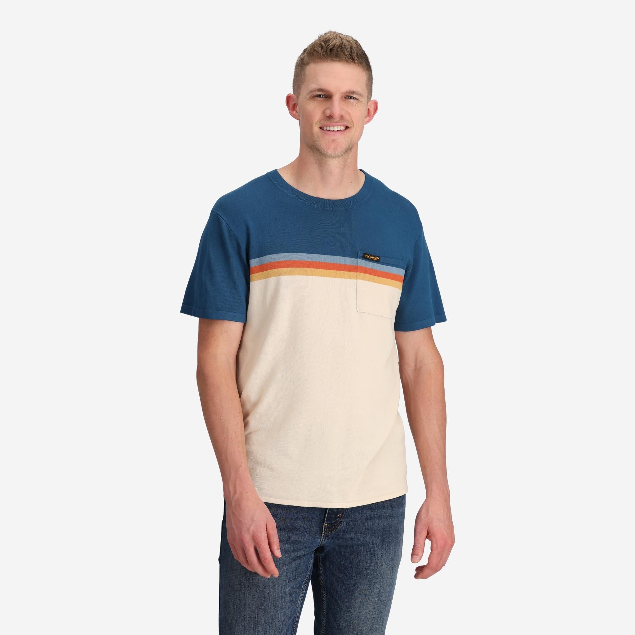 Men's Voyager Knit Tee in Dusk