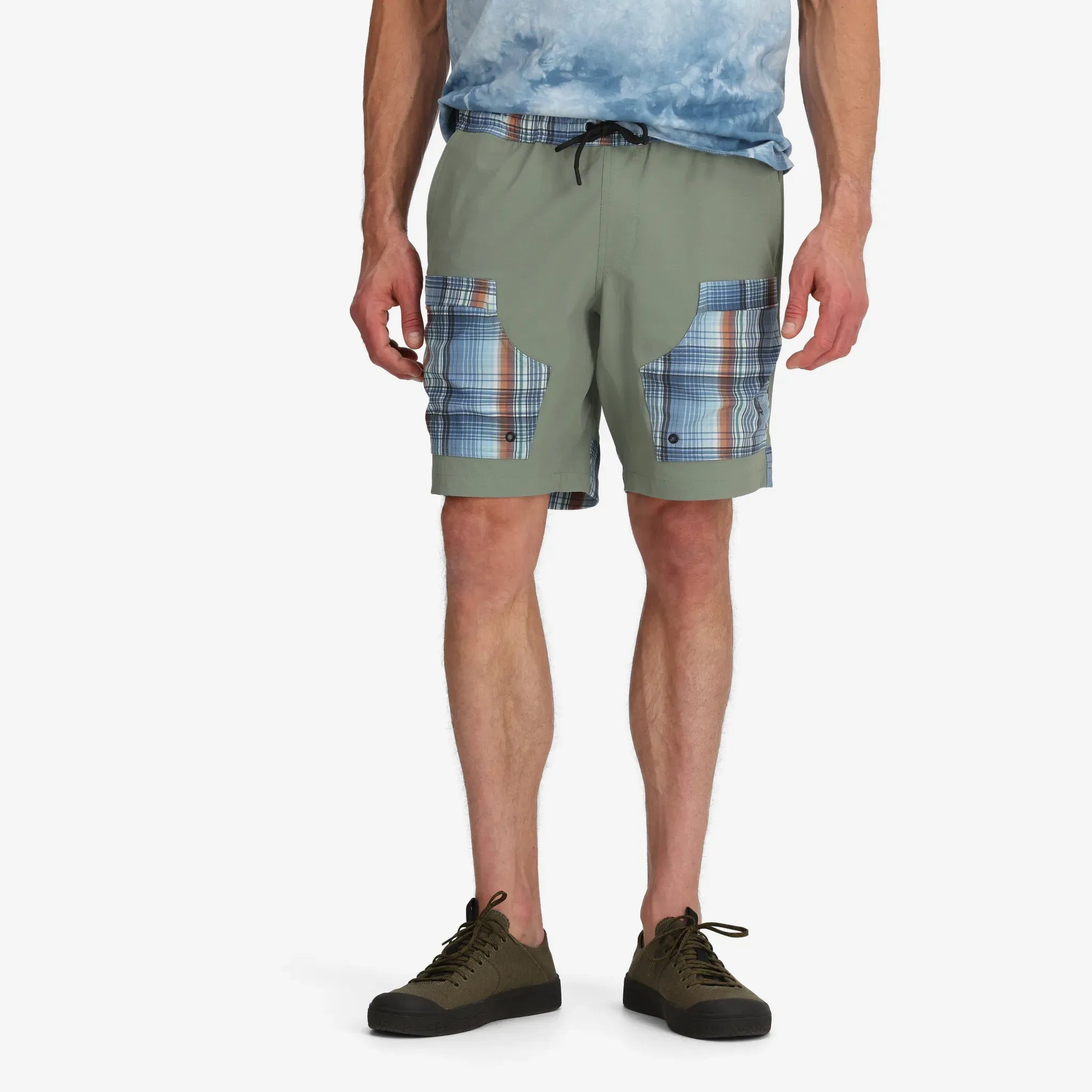 Men's Wayfinder Plaid Hybrid Shorts