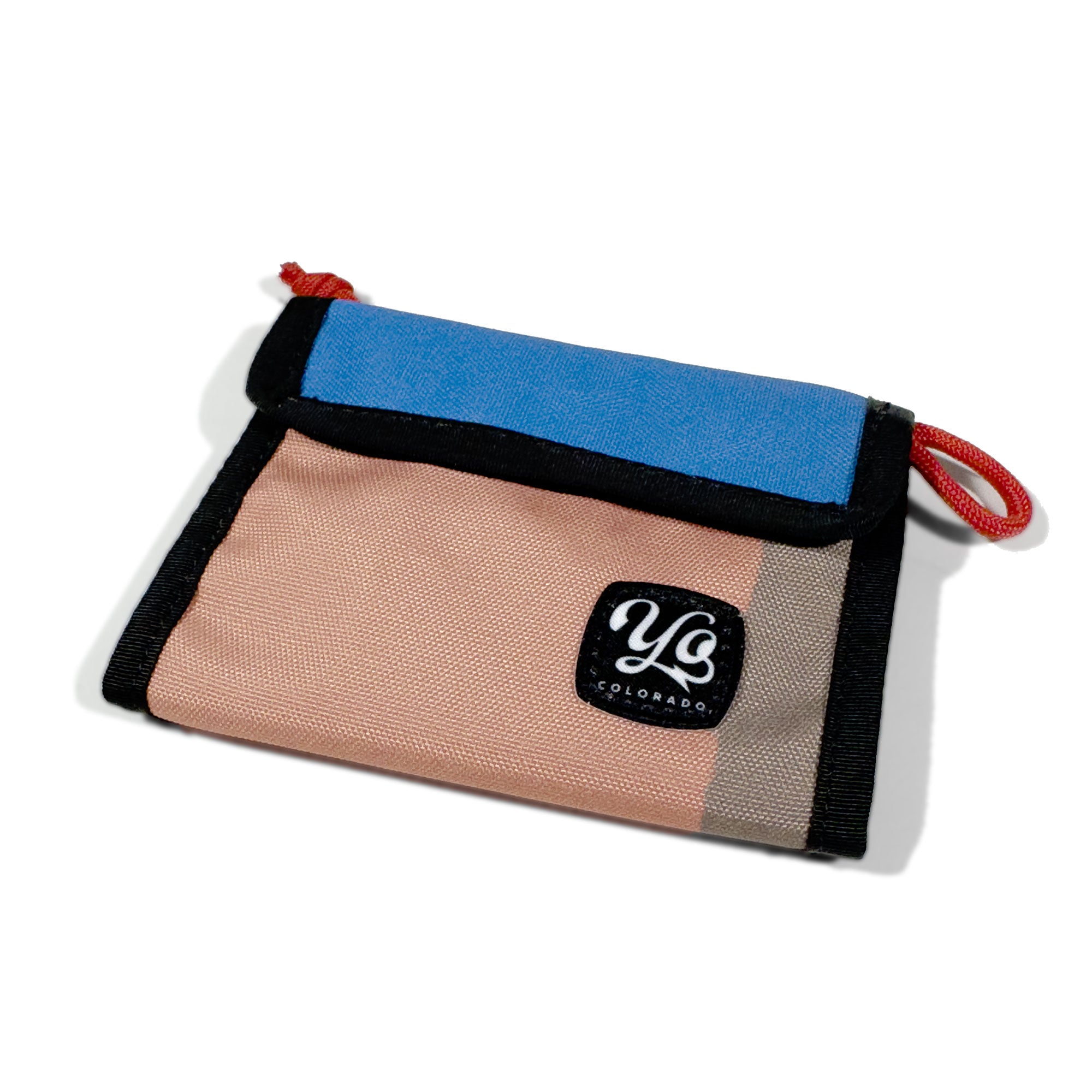 The Summit Wallet Upcycled Trifold Velcro Wallet