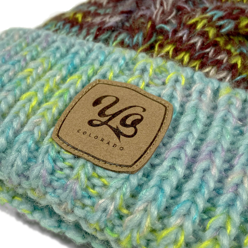 Yurt Pom Beanie in Mineral