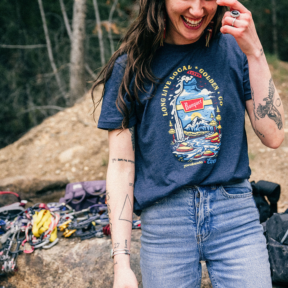 Unisex Coors Banquet x YoColorado Graphic Bottle T-Shirt - LIMITED EDITION