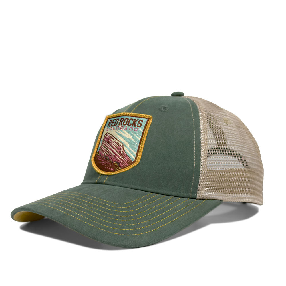 Red Rocks Sage Trucker Hat