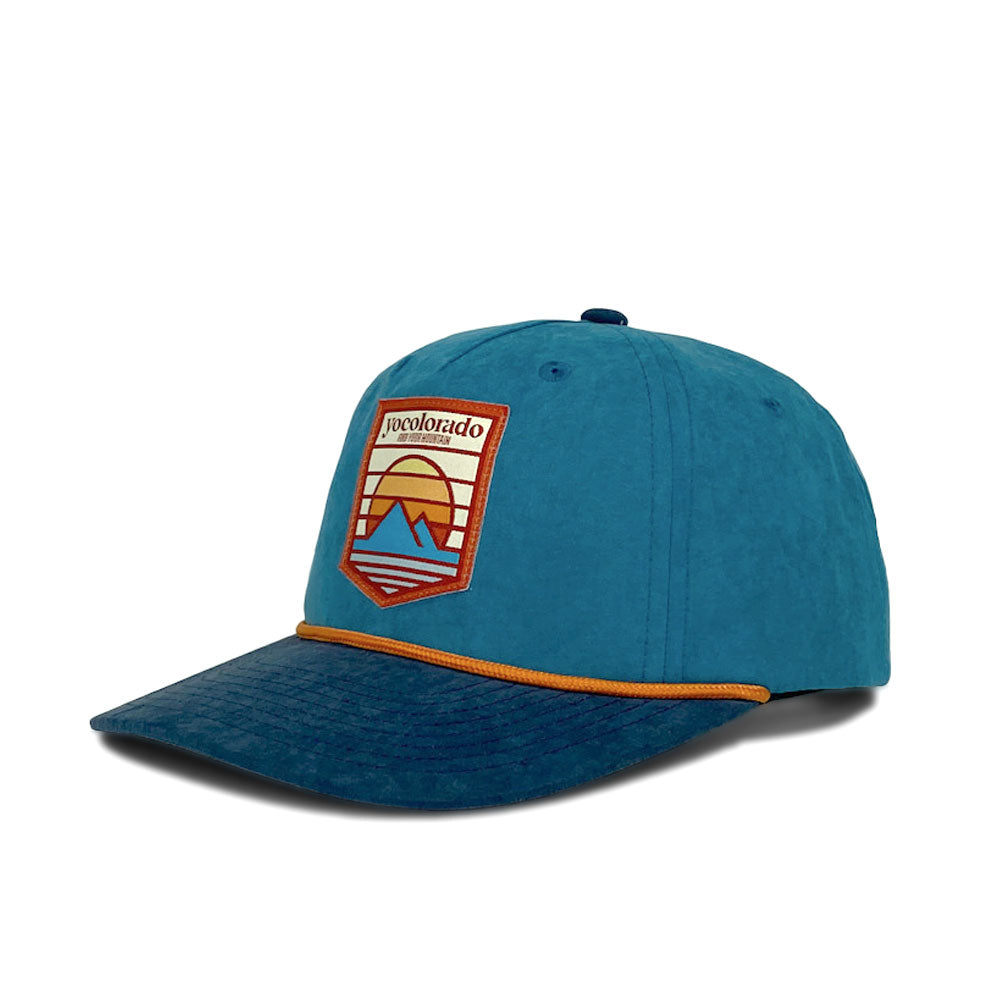 Kids' Sunset Mountain Rope Hat