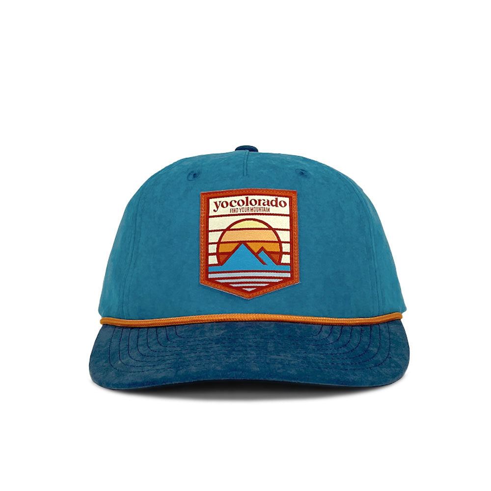 Kids' Sunset Mountain Rope Hat