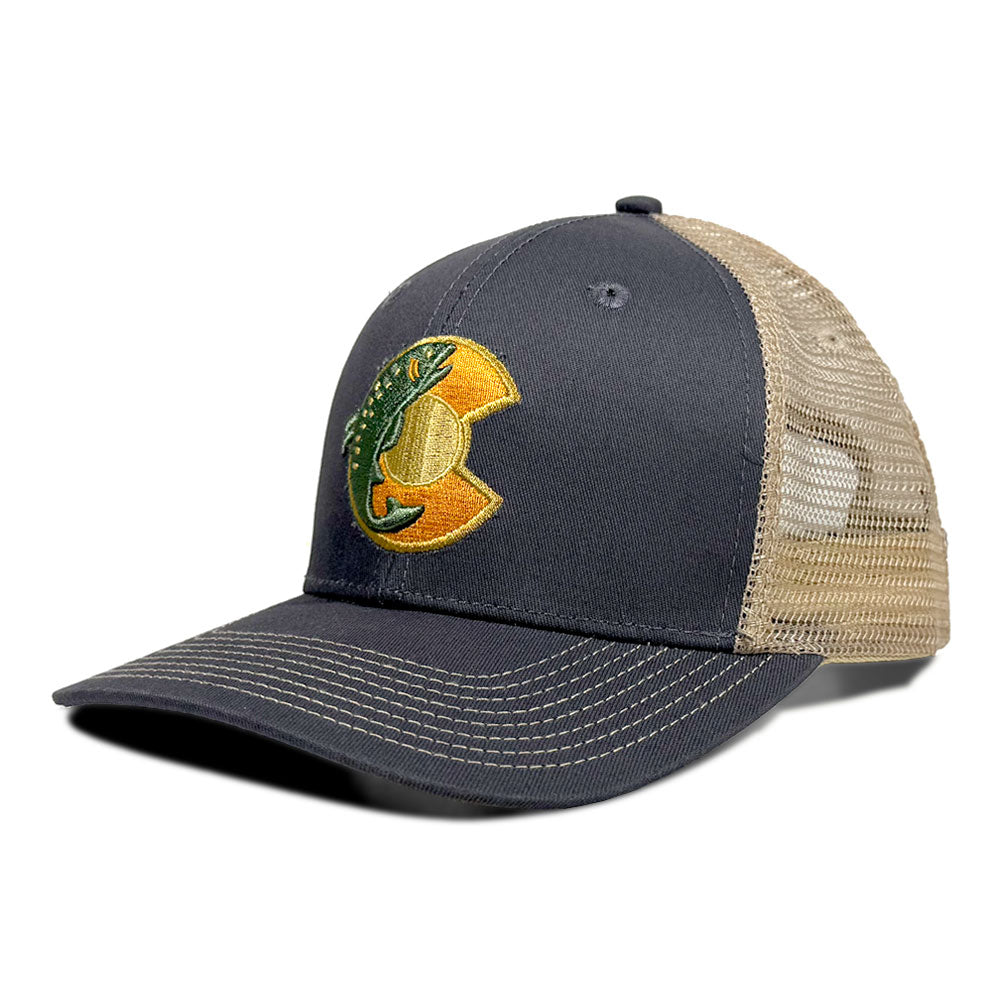 Colorado Twilight Trout Trucker Hat