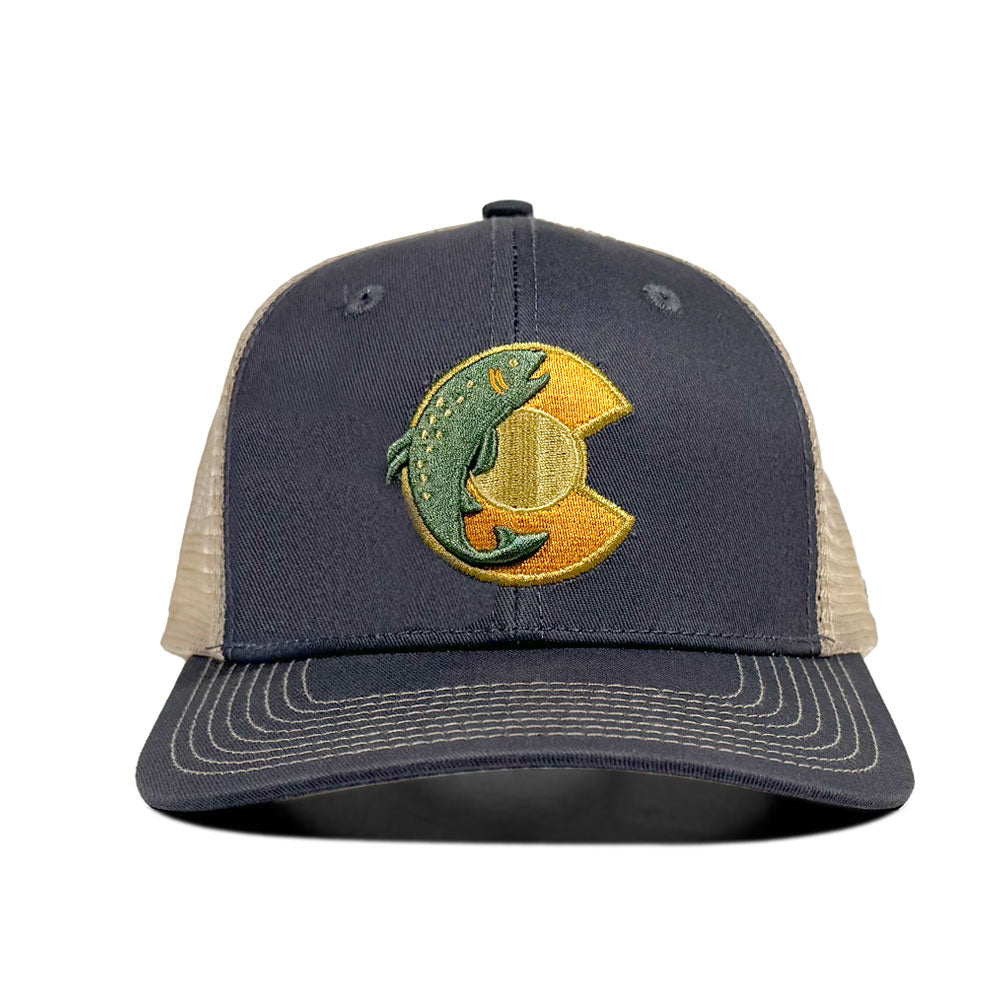 Colorado Twilight Trout Trucker Hat