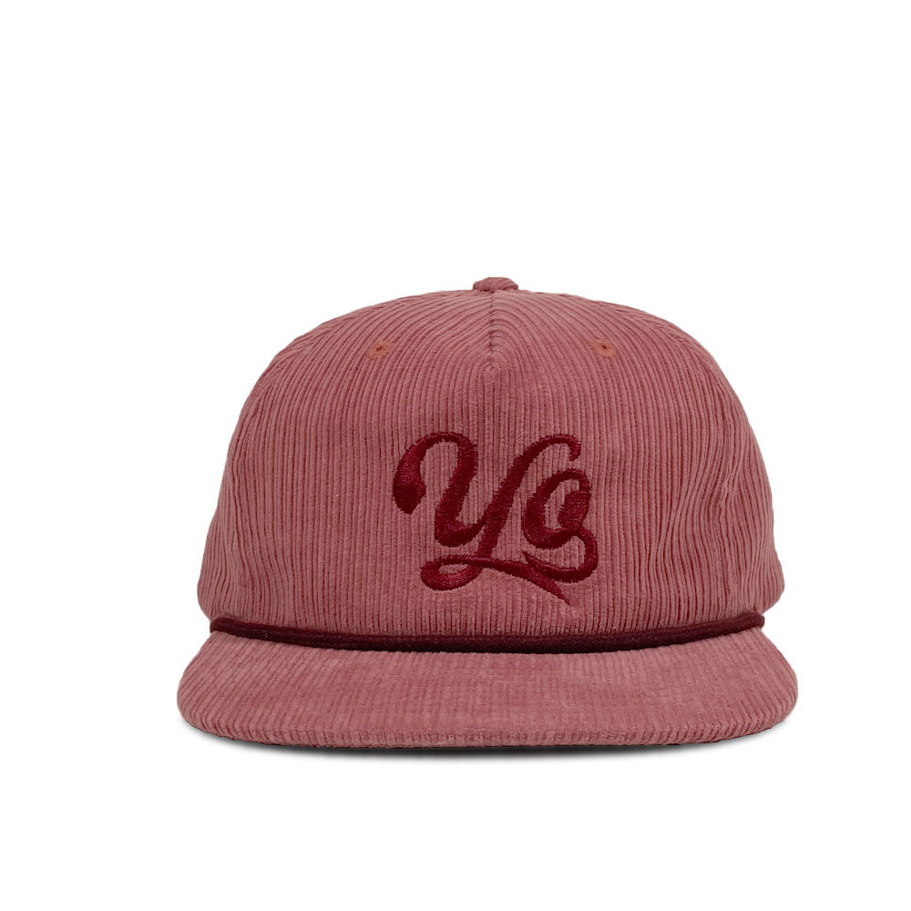 Blush Embroidered Corduroy Hat - LIMITED EDITION