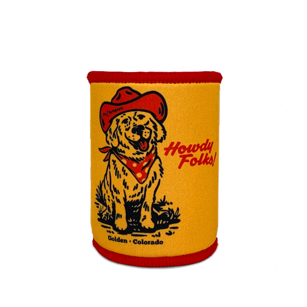 Golden Dog Days Koozie