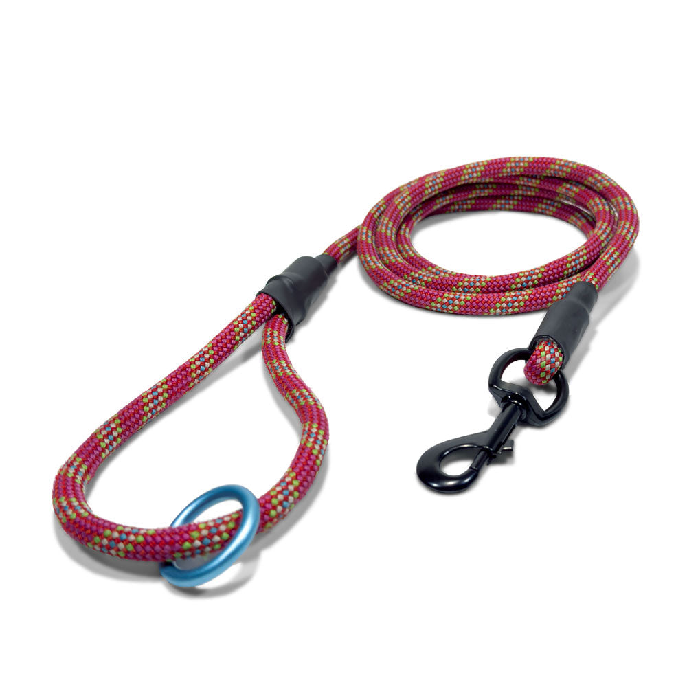 Best Buddy Upcycled Dog Leash Raspberry