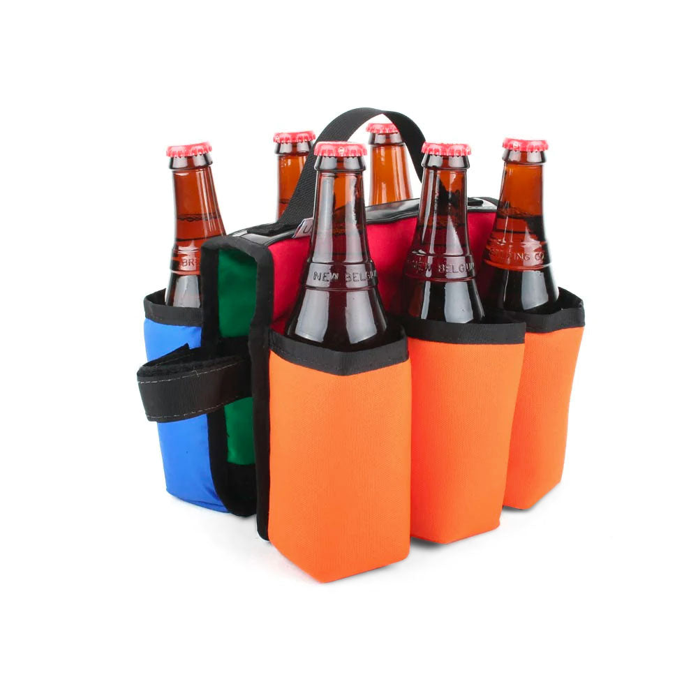 SIXER 6-PACK INSULATED BEVERAGE CADDY - Green Guru