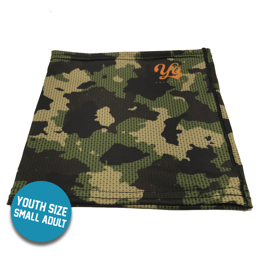 Youth / Small Adult Rogue Camo Sunshield Multi-Purpose Face Mask