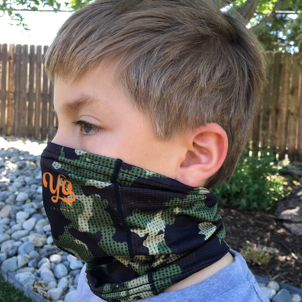 Youth / Small Adult Rogue Camo Sunshield Multi-Purpose Face Mask