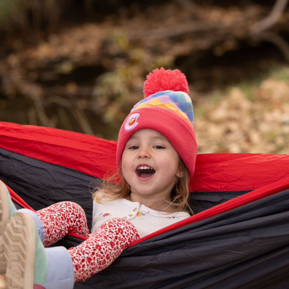Kids' Berry Argyle Beanie