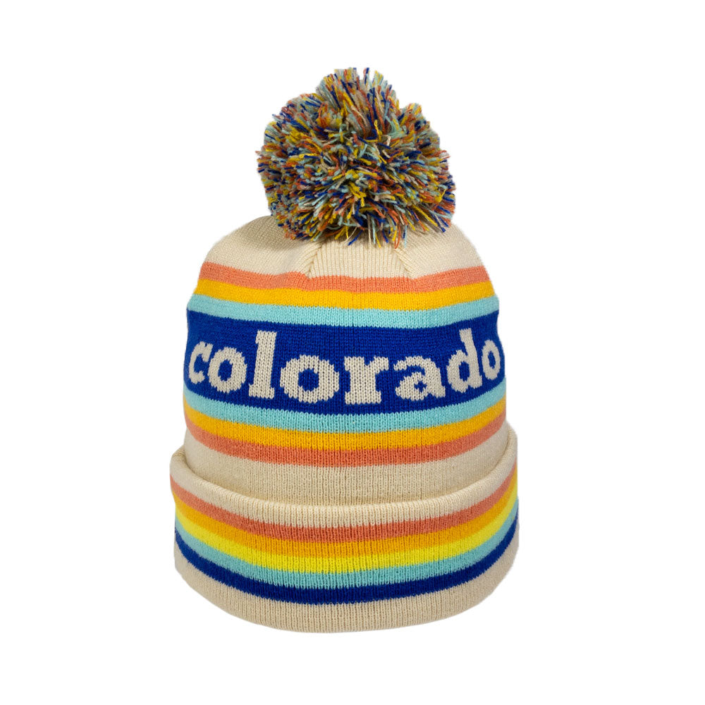 Niji Mountain Pom Beanie YoColorado - Main Image