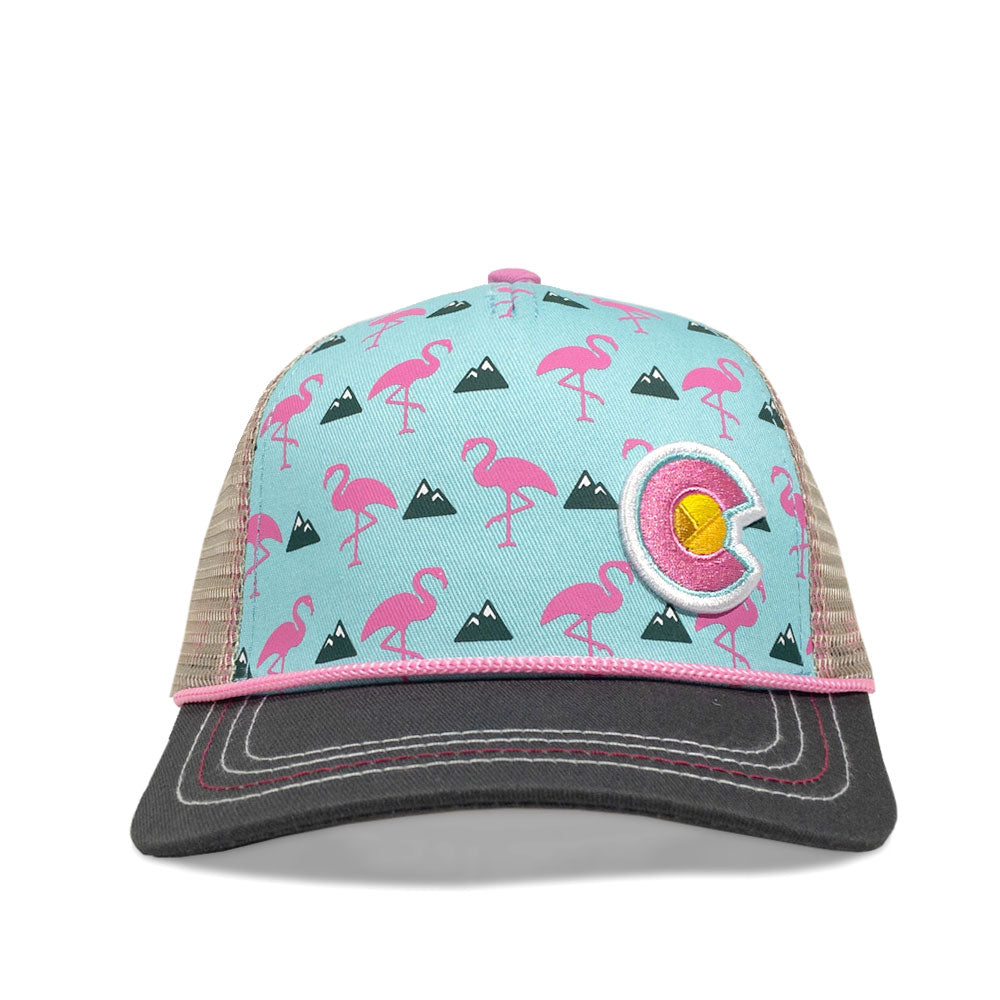Lil' Fit Flamingo Trucker Hat