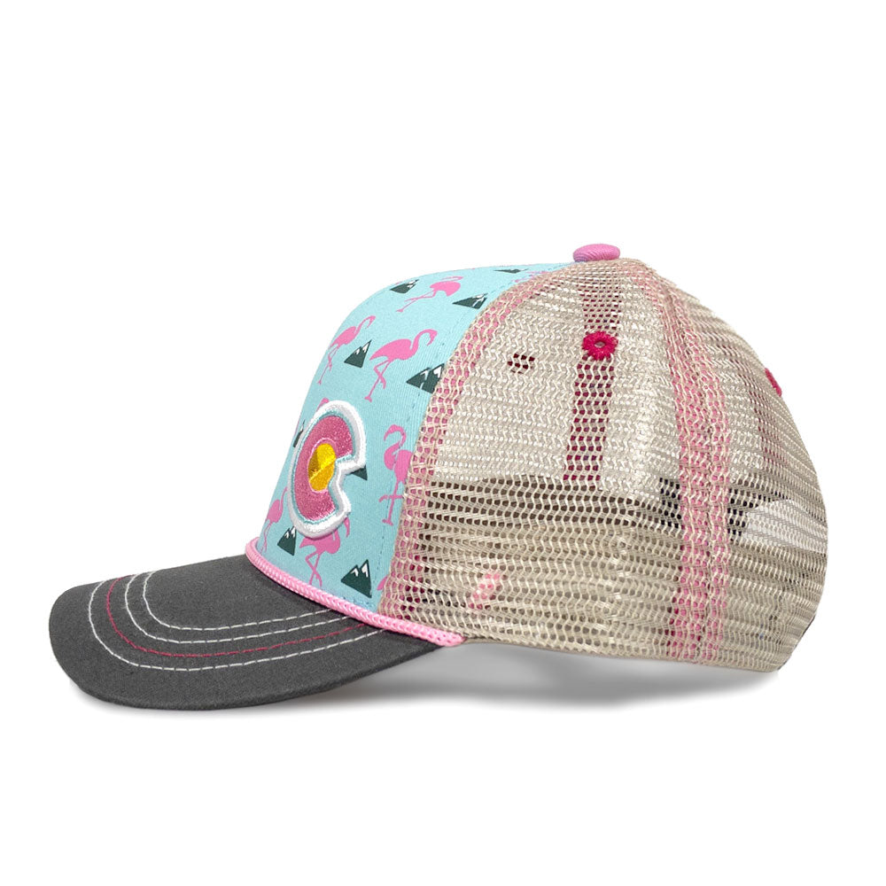 Lil' Fit Flamingo Trucker Hat