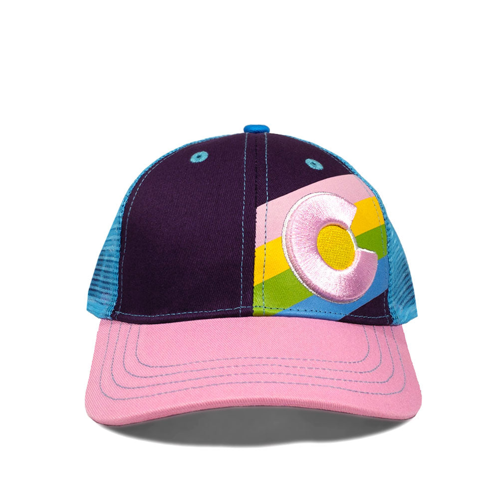 Kids' Incline Colorado Starburst Trucker Hat