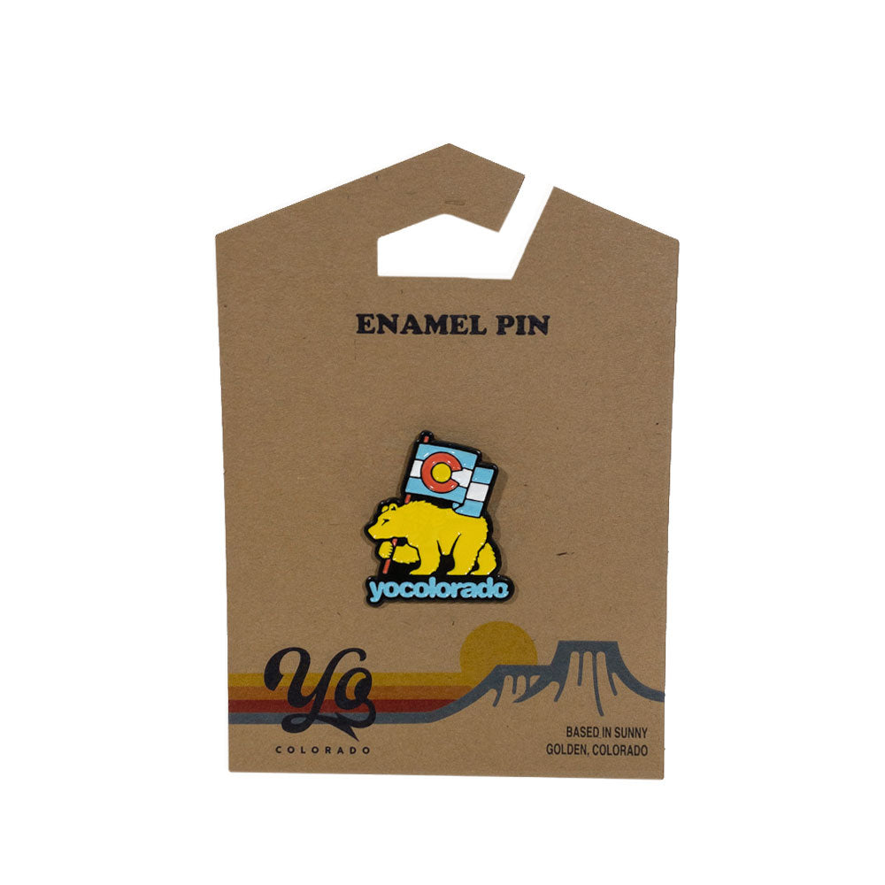 Bear Pride Enamel Pin