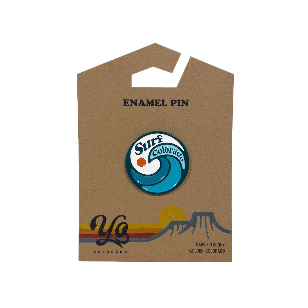 Surf Colorado Enamel Pin