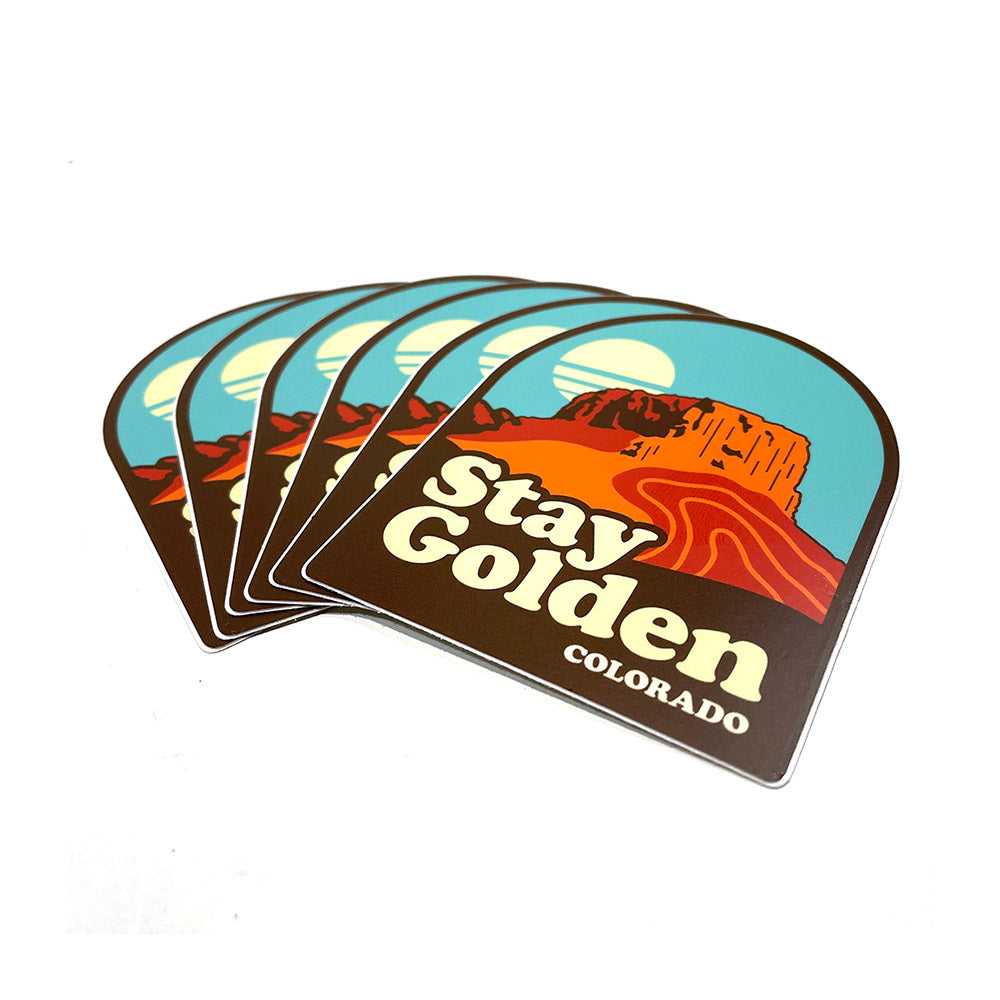 Stay Golden Sticker