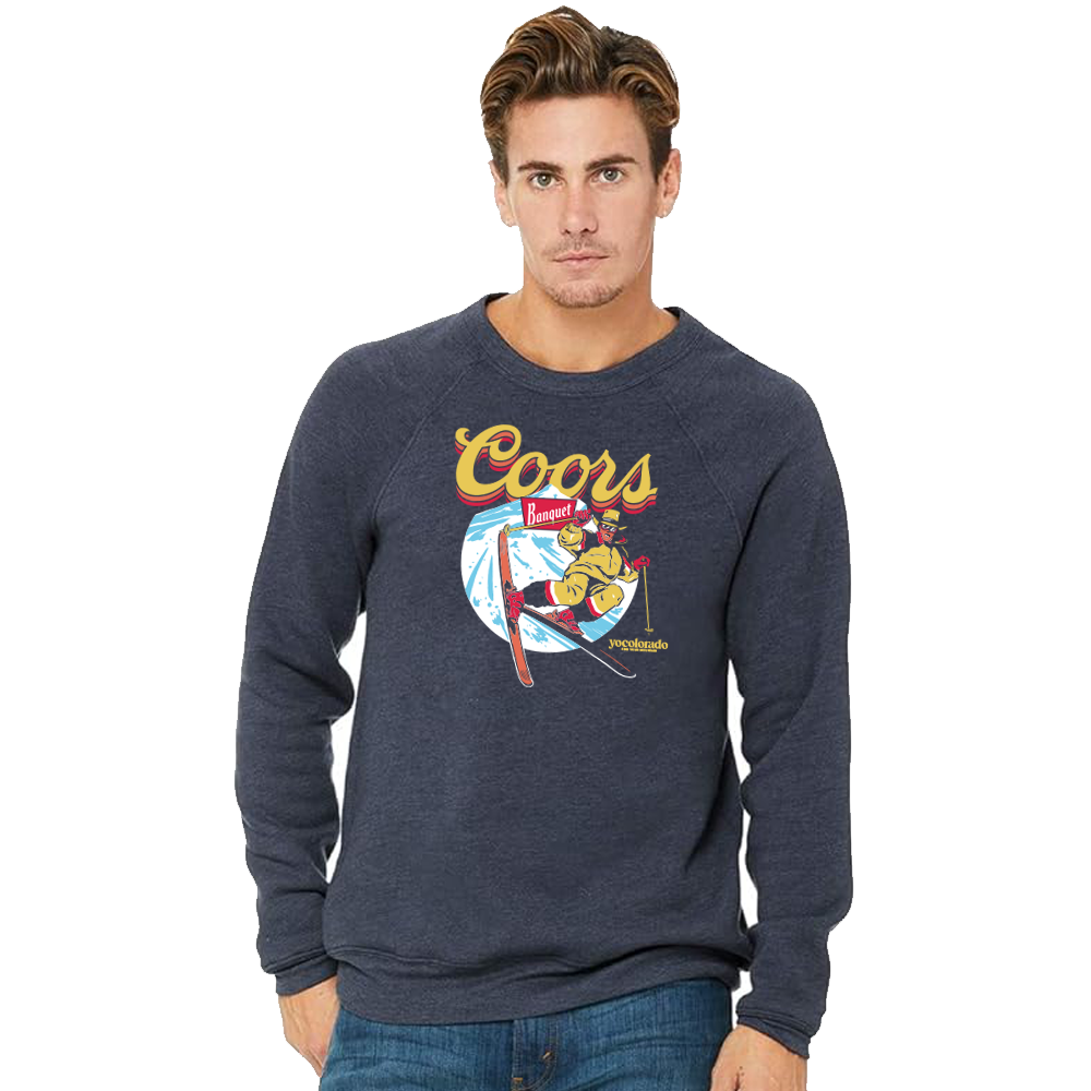 Coors Banquet On The Slopes Crew Neck Sweatshirt - LIMITED EDITION