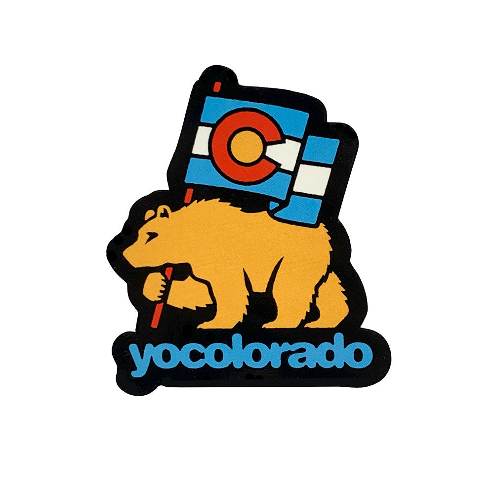 Colorado Bear Pride Flag Sticker