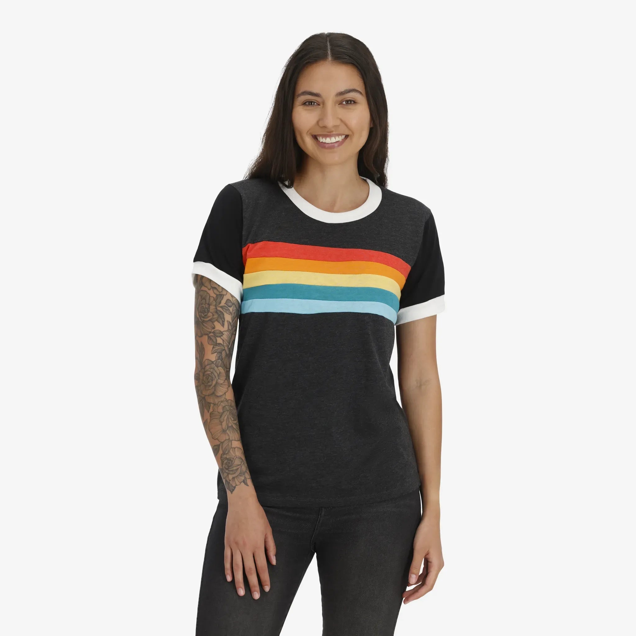 Women's Midnight Black Fader T-Shirt