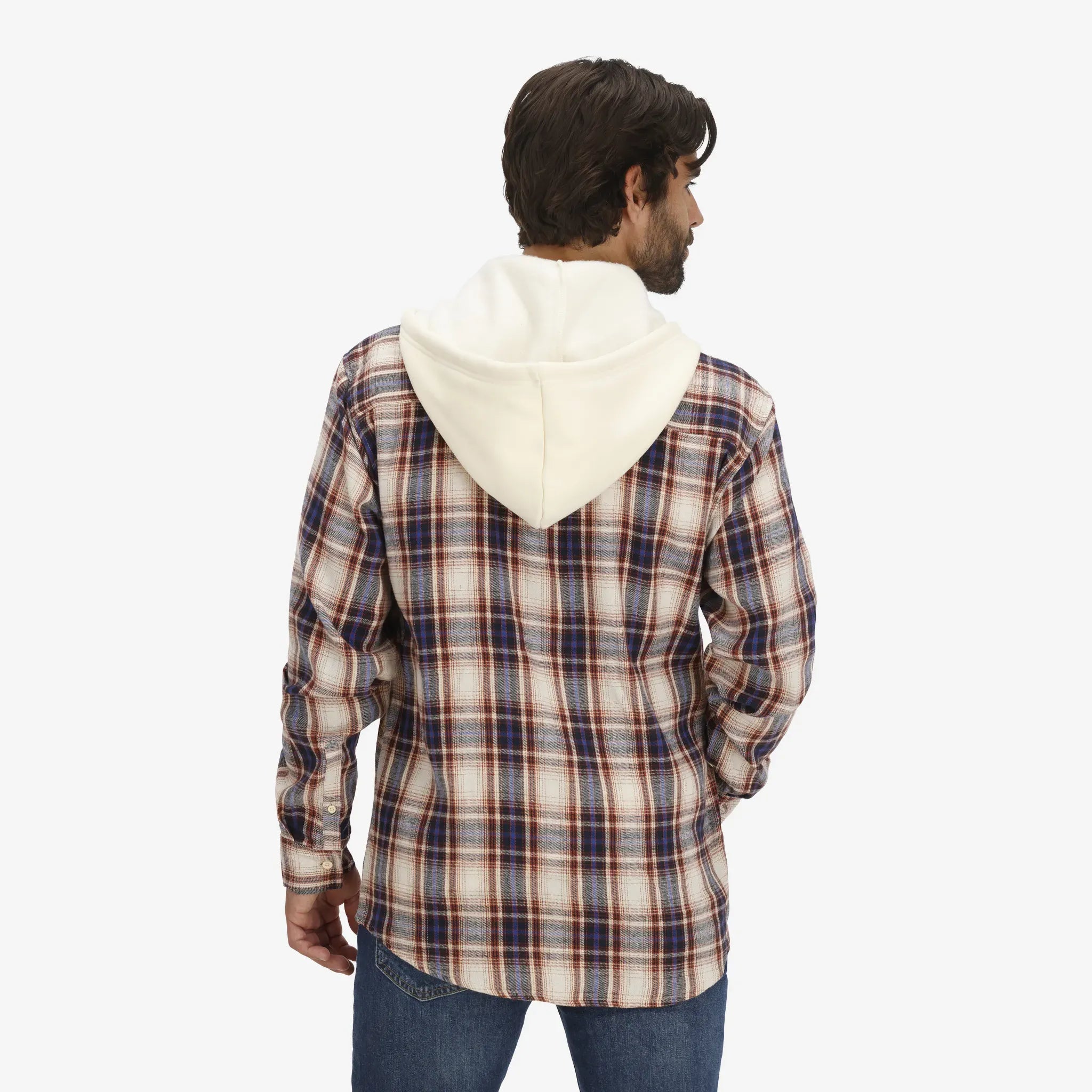 Men's Lindero Hooded Flannel Button Up