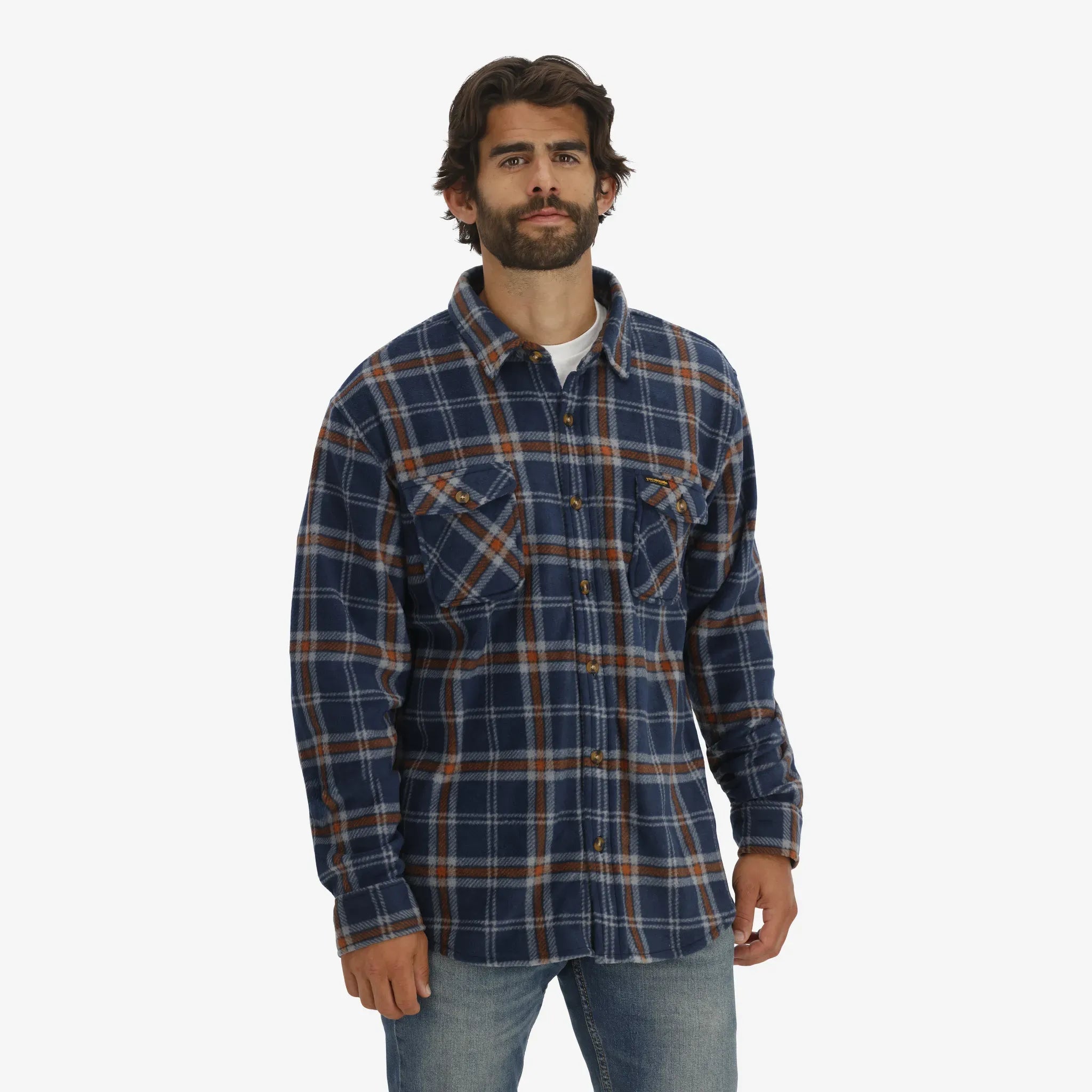 Men's Wildwood Fleece Button Up in Liberty
