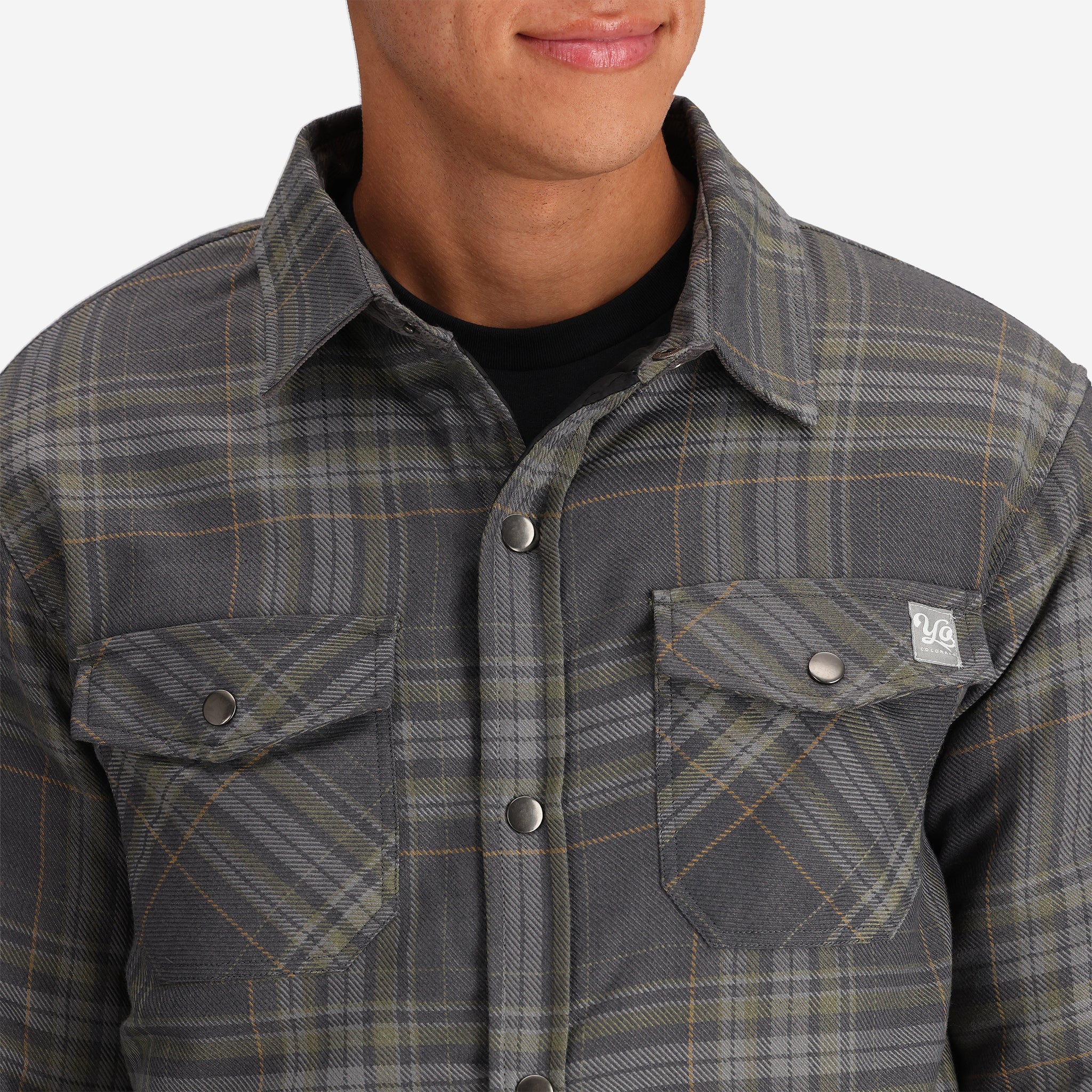 Men's Ryder Insulated Flannel Jacket in Green