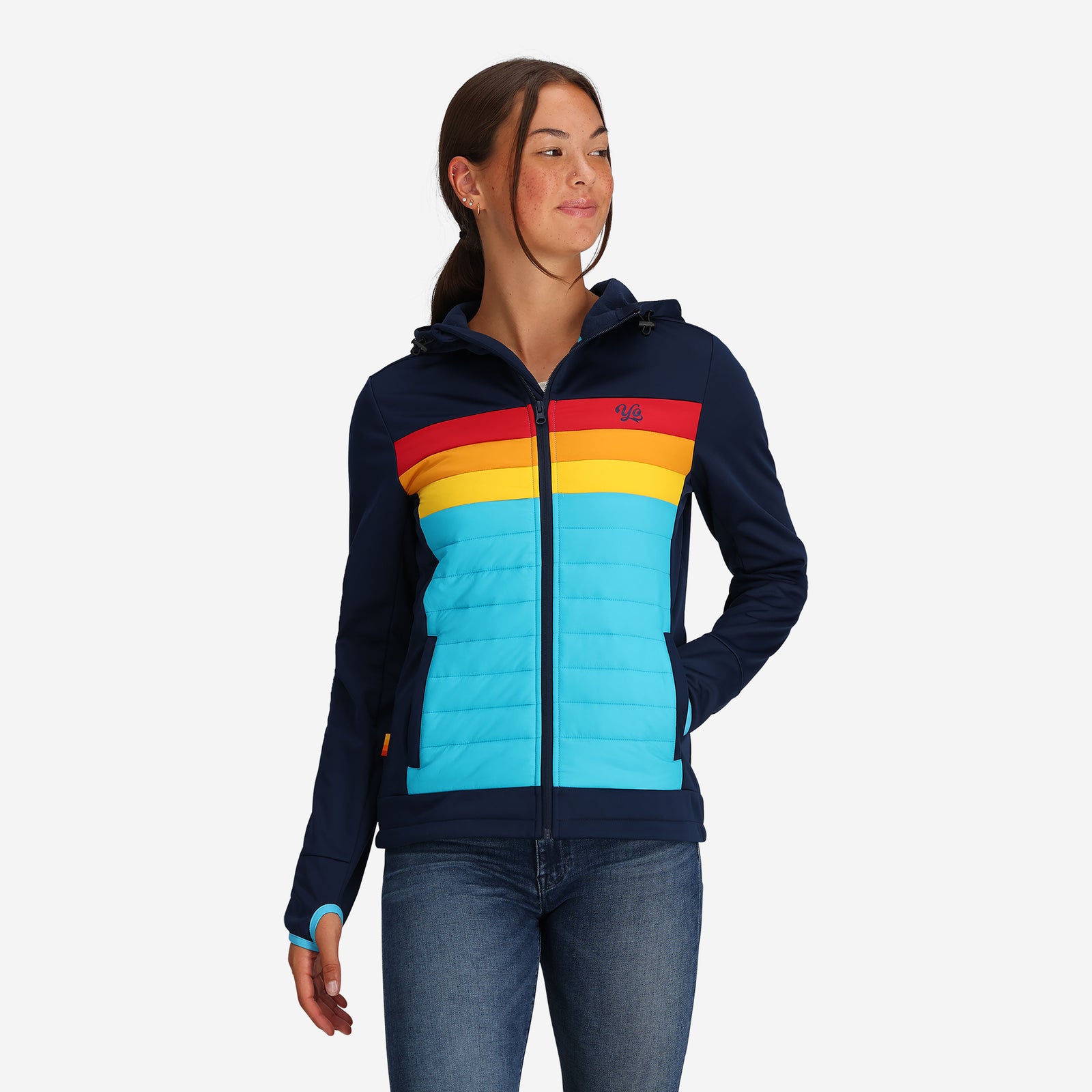 Columbia women's torreys store peak hooded windbreaker