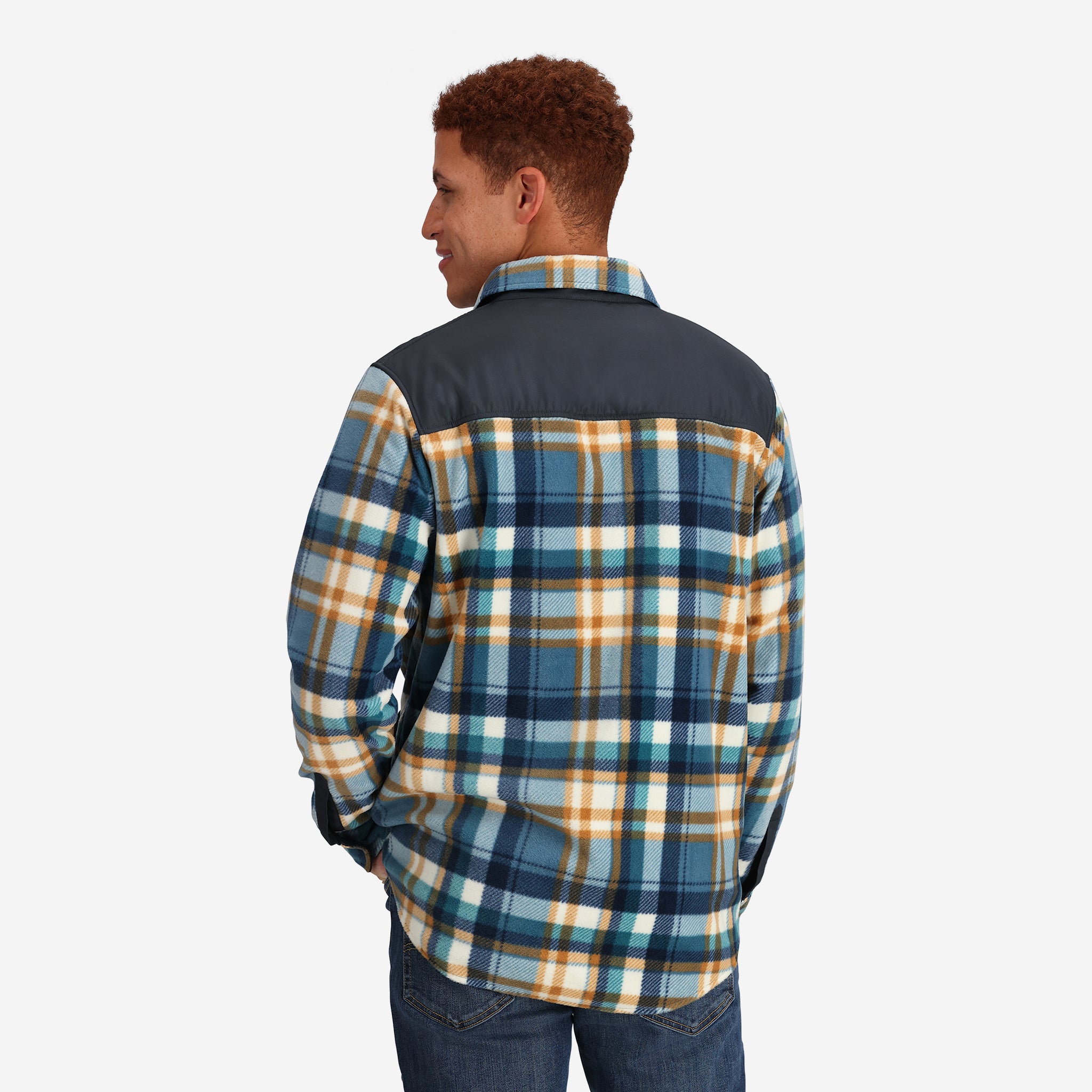 Men's Nomad Fleece Snap Jacket - Plaid