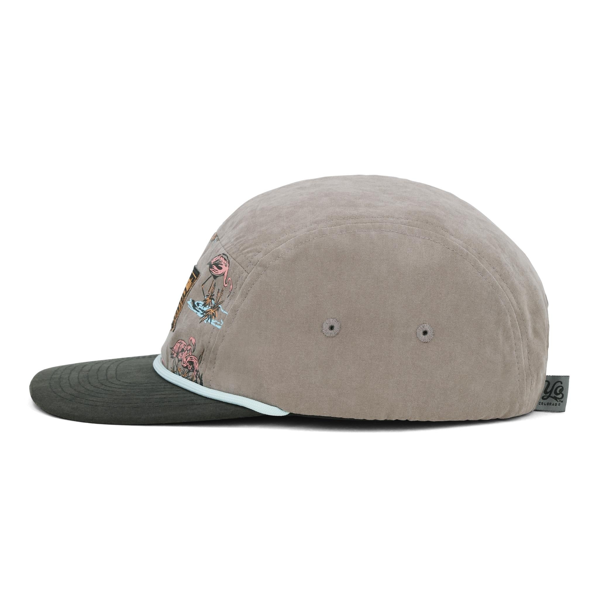 Flamingo 5 Panel Camper Hat