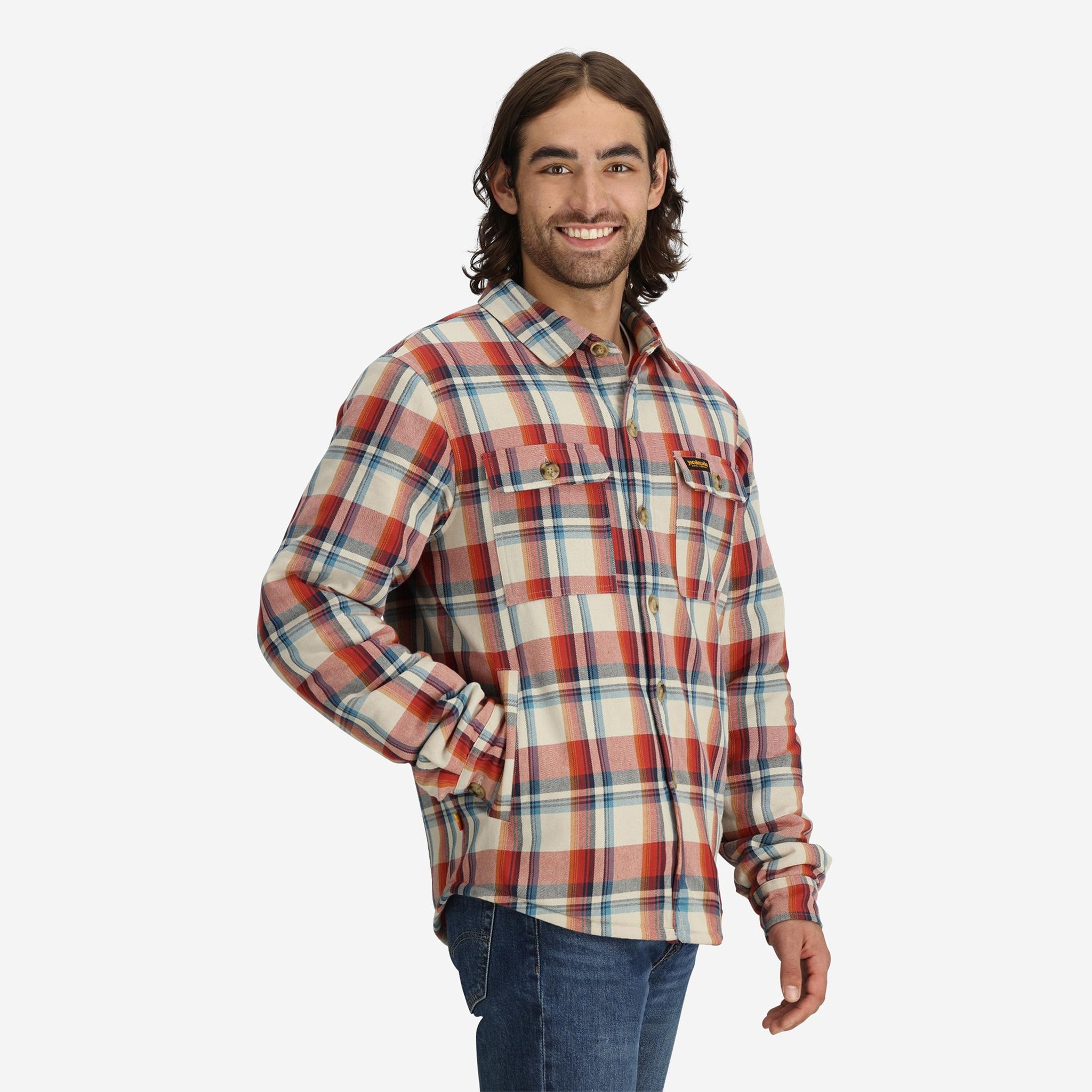 Men's Benny Sherpa Lined Flannel Jacket