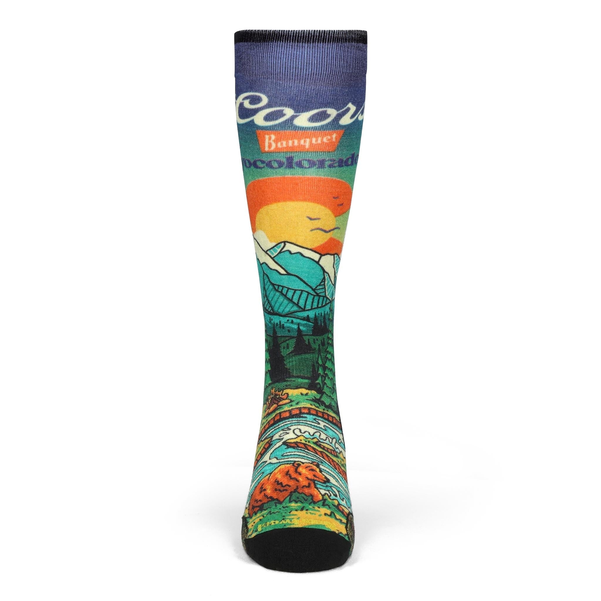 Smartwool x  YoColorado x Coors Banquet Over the Calf Ski Socks - LIMITED EDITION