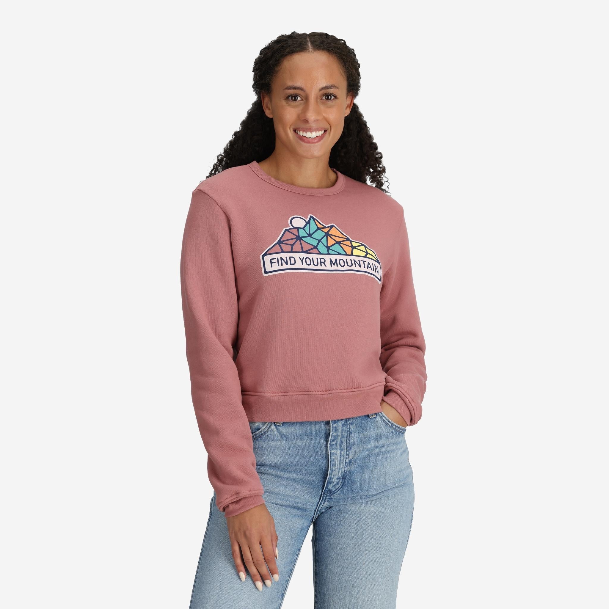 Women's Find Your Mountain Crew Neck Sweatshirt