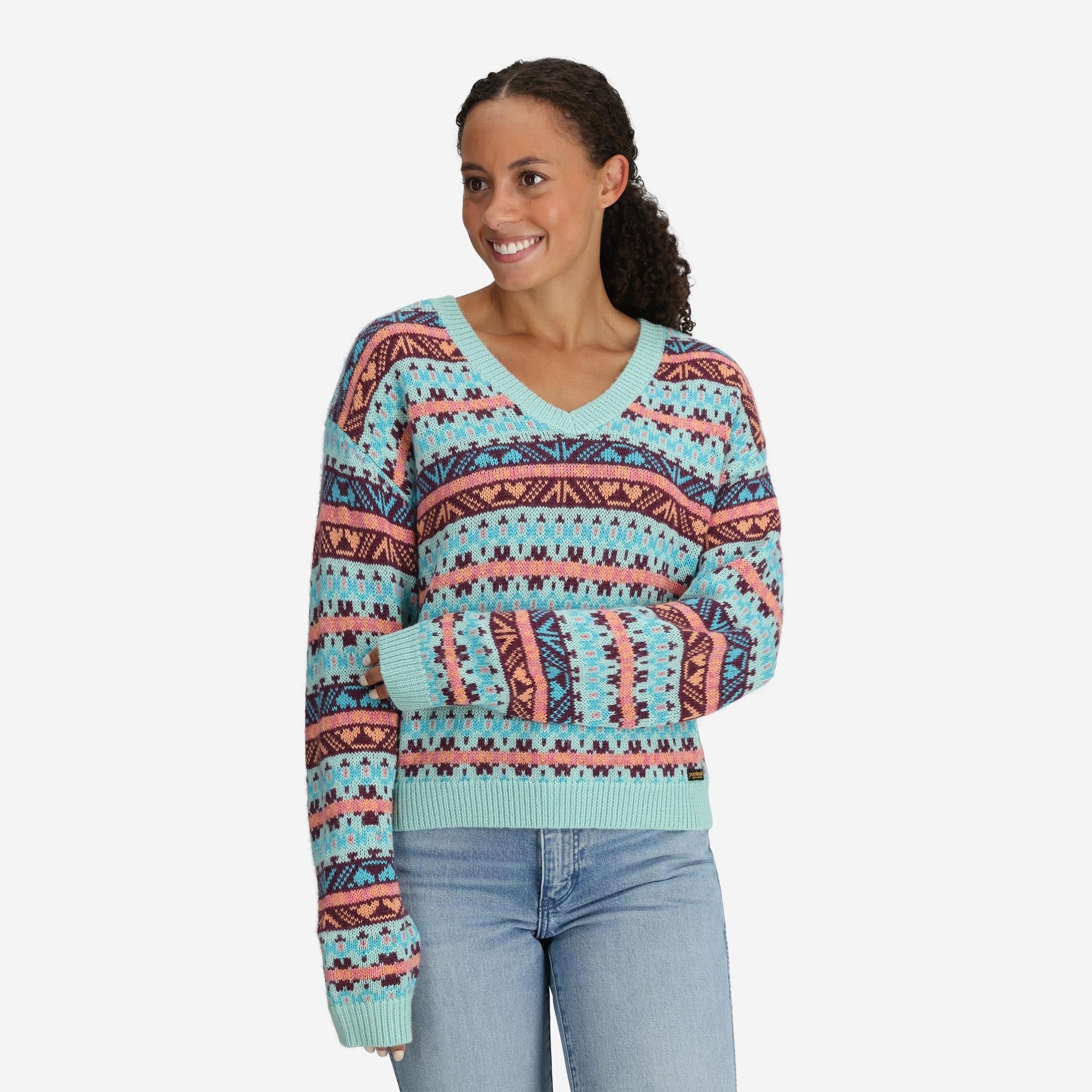 Women's Fair Isle Knit Sweater