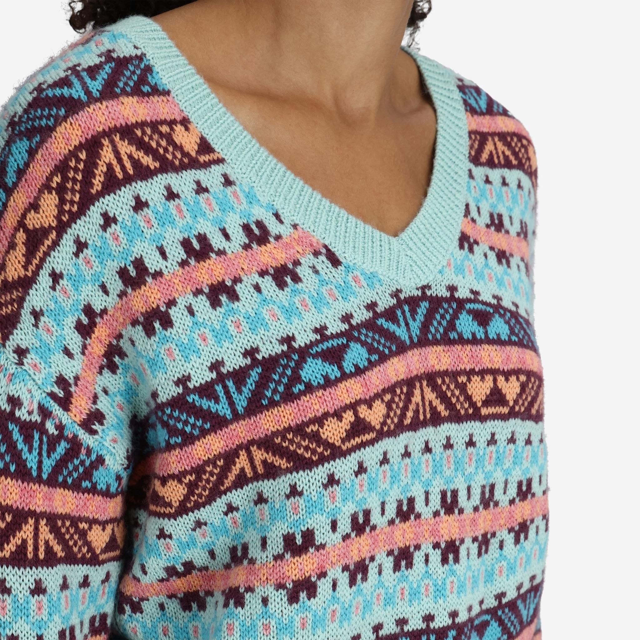 Women's Fair Isle Knit Sweater