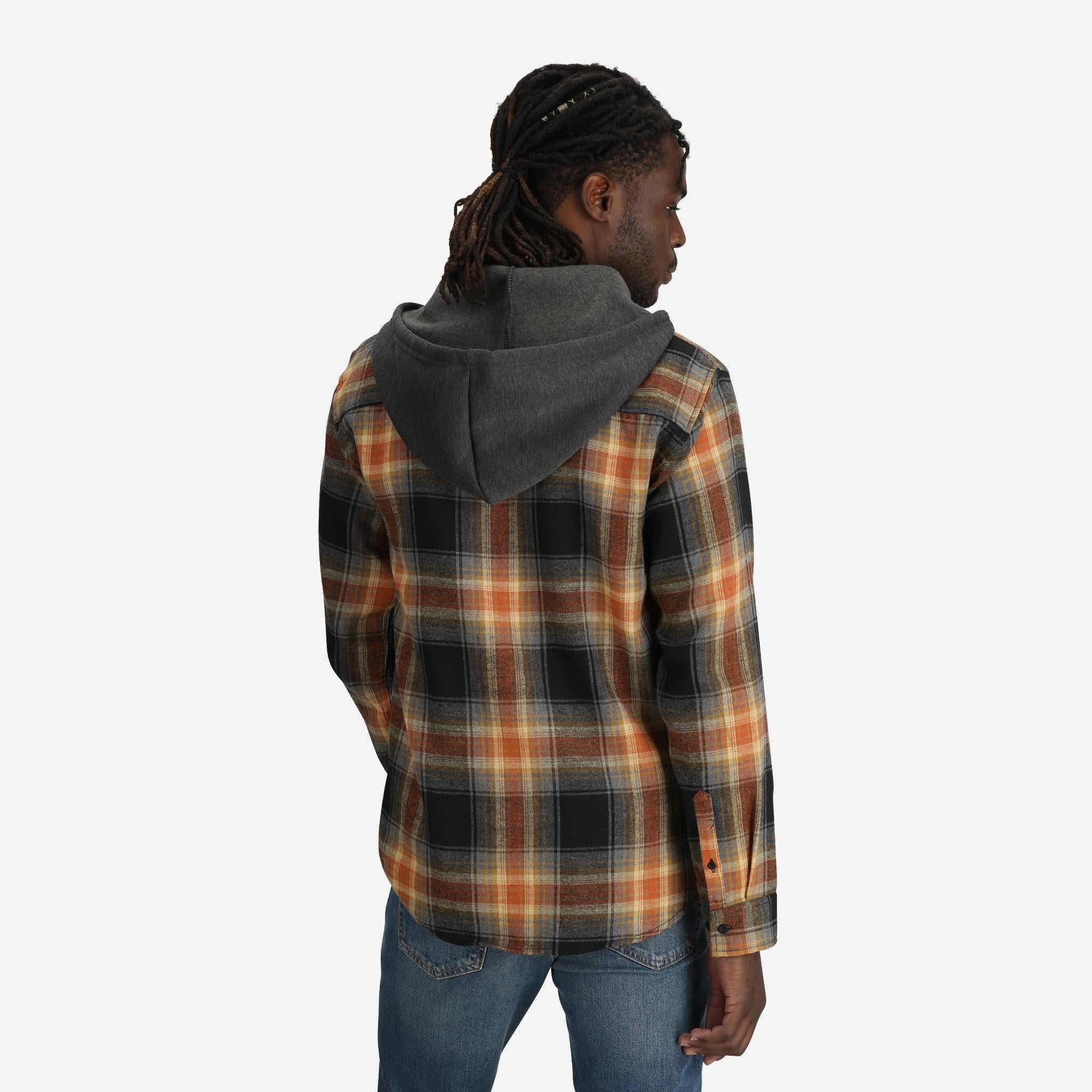 Men's Mill Valley Hooded Flannel Button Up