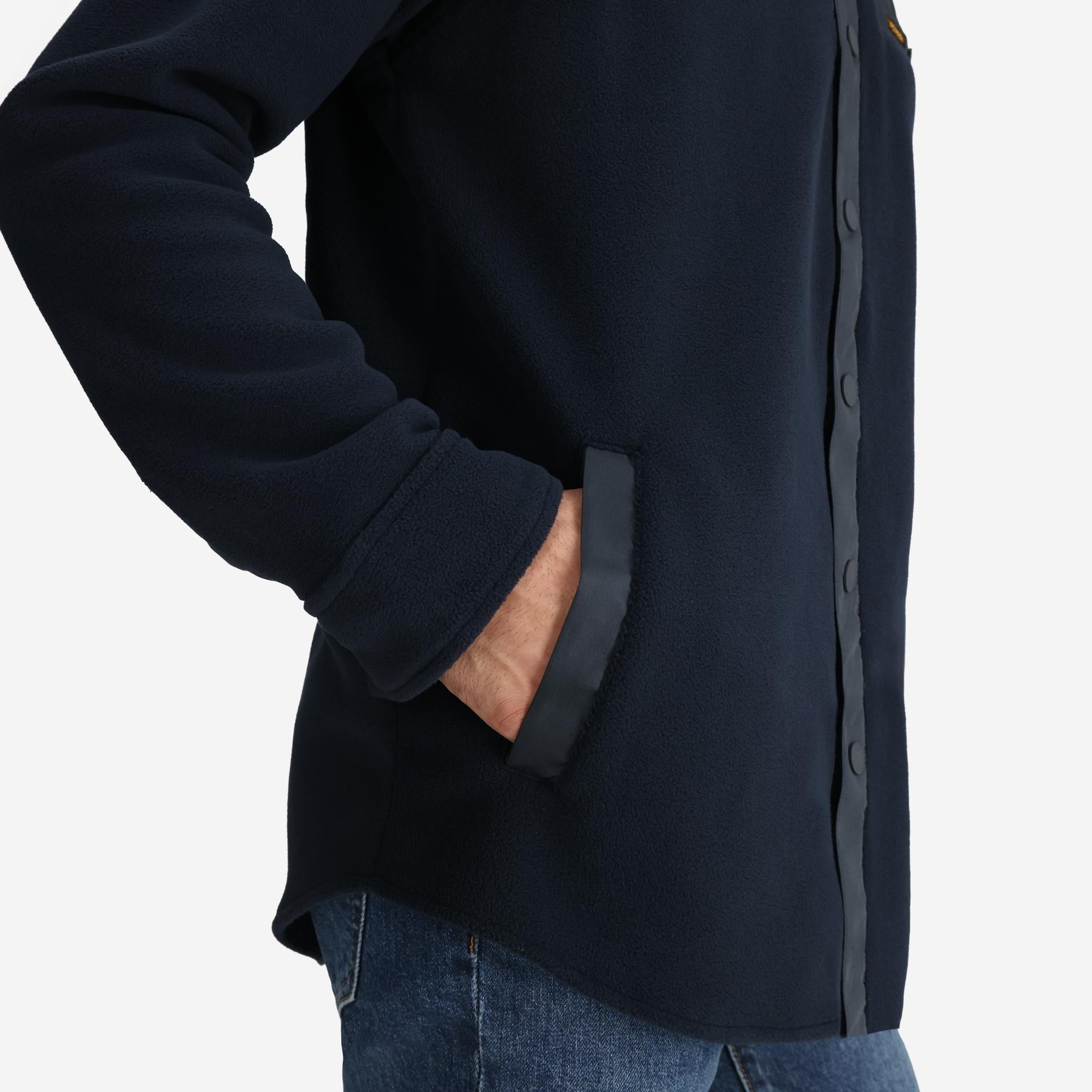 Men's Nomad Fleece Snap Jacket - Navy