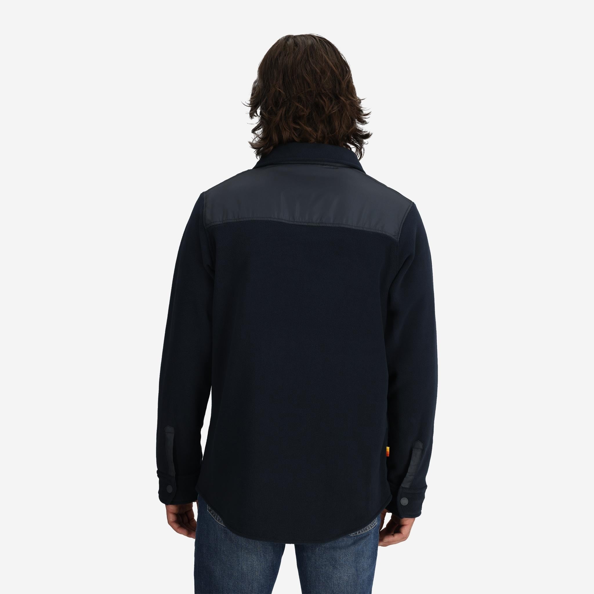 Men's Nomad Fleece Snap Jacket - Navy