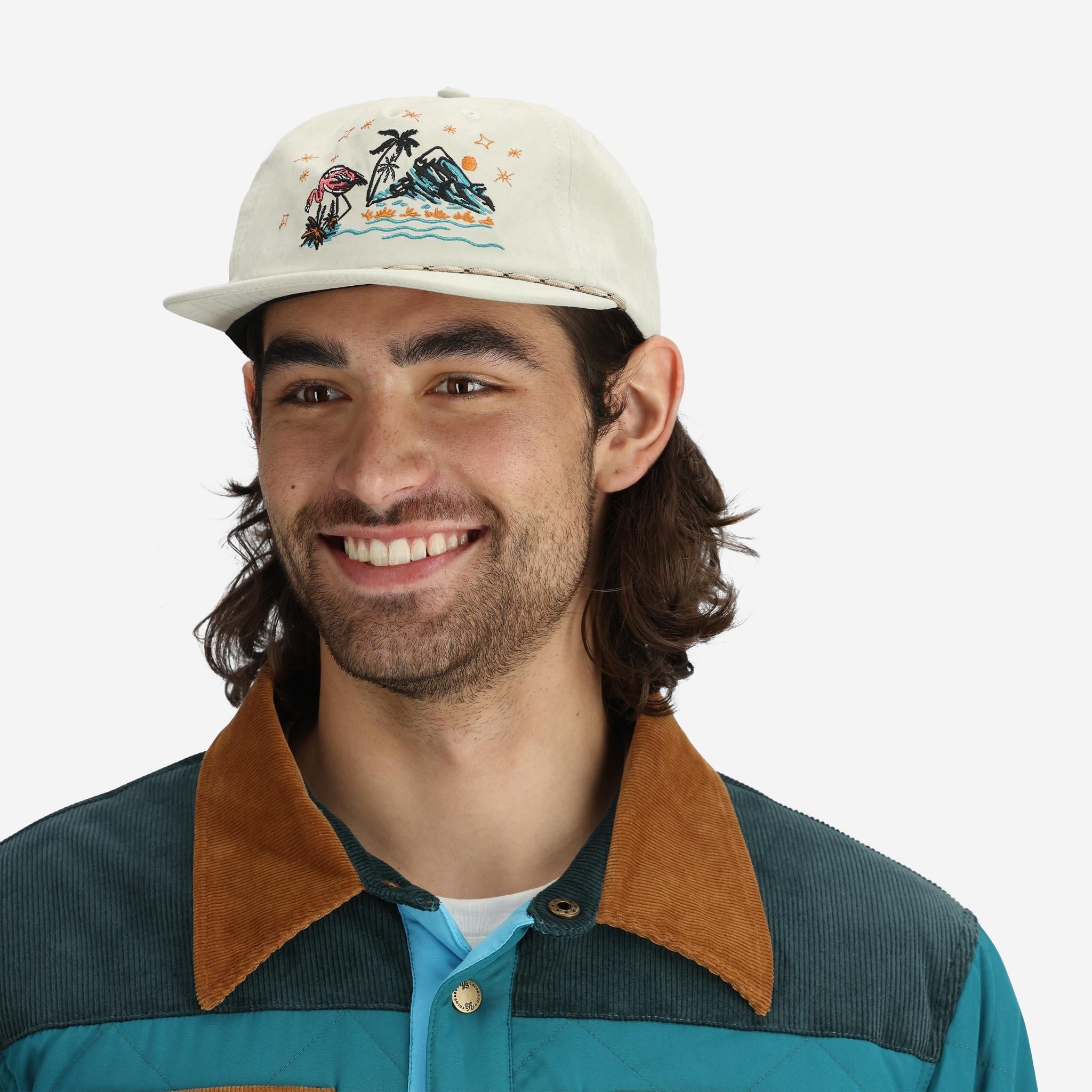 Great Sand Dunes Flamingo Rope Hat